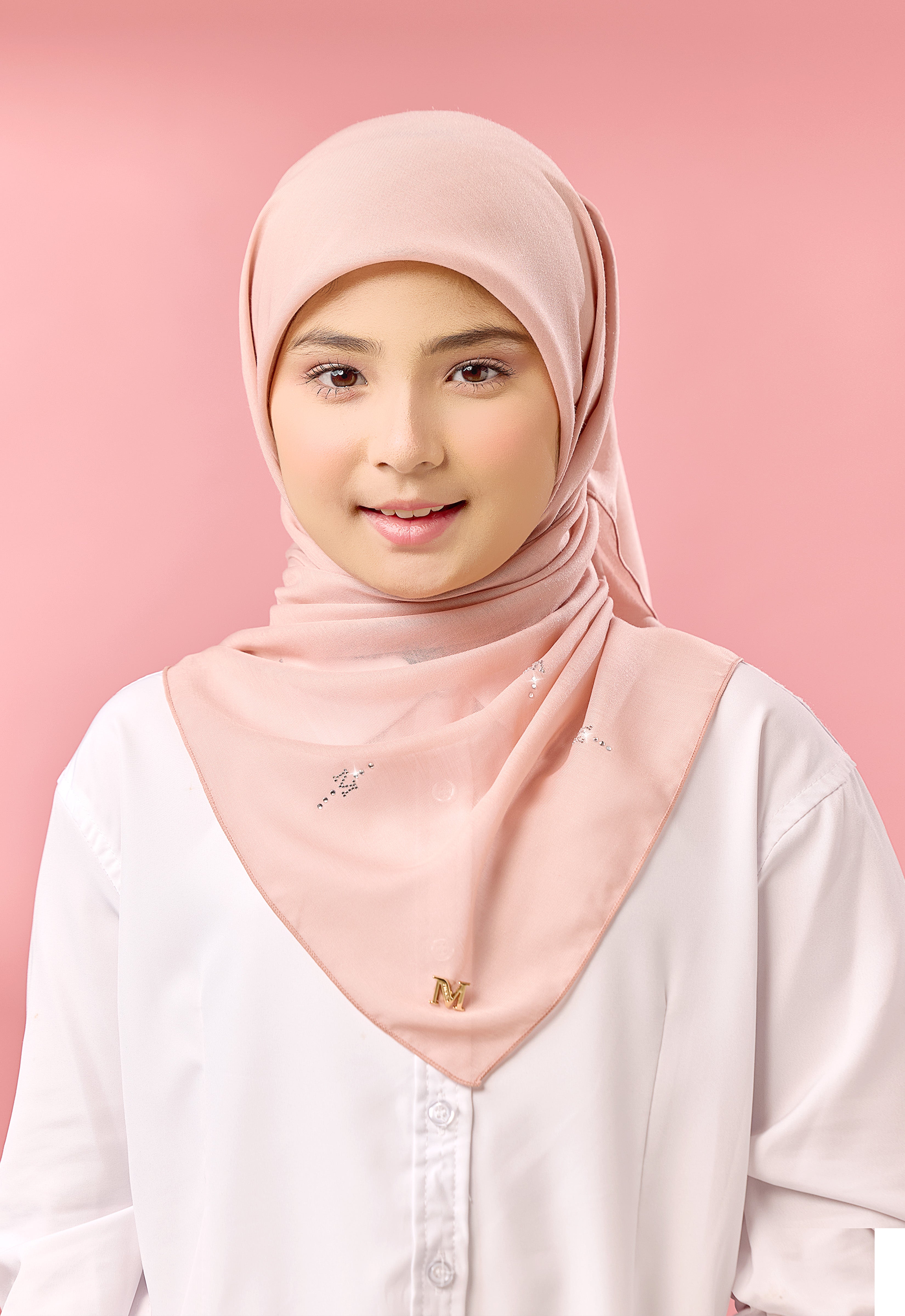 KIDS SURI PLAIN STONE - CORAL ALMOND