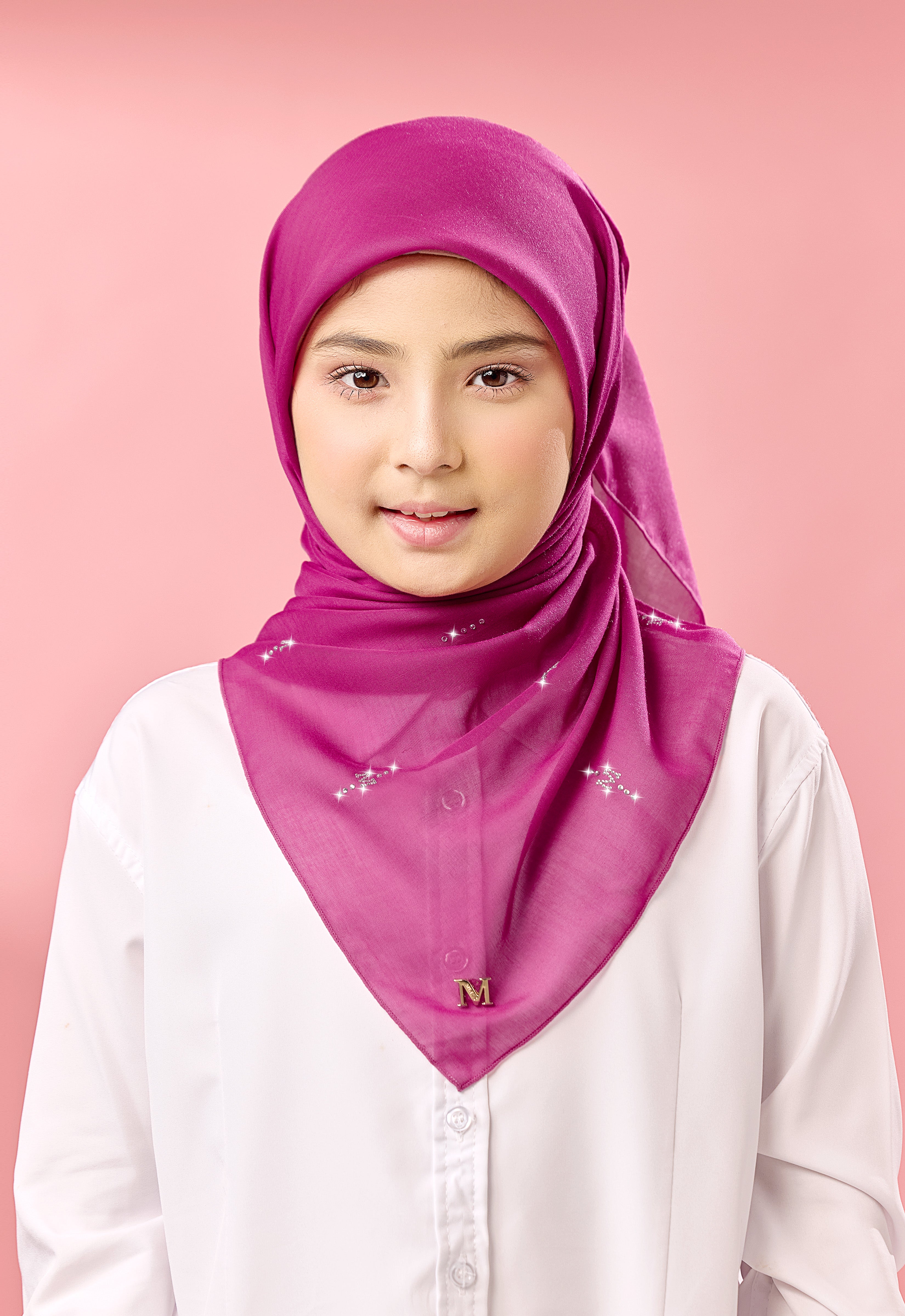 KIDS SURI PLAIN STONE - MAGENTA