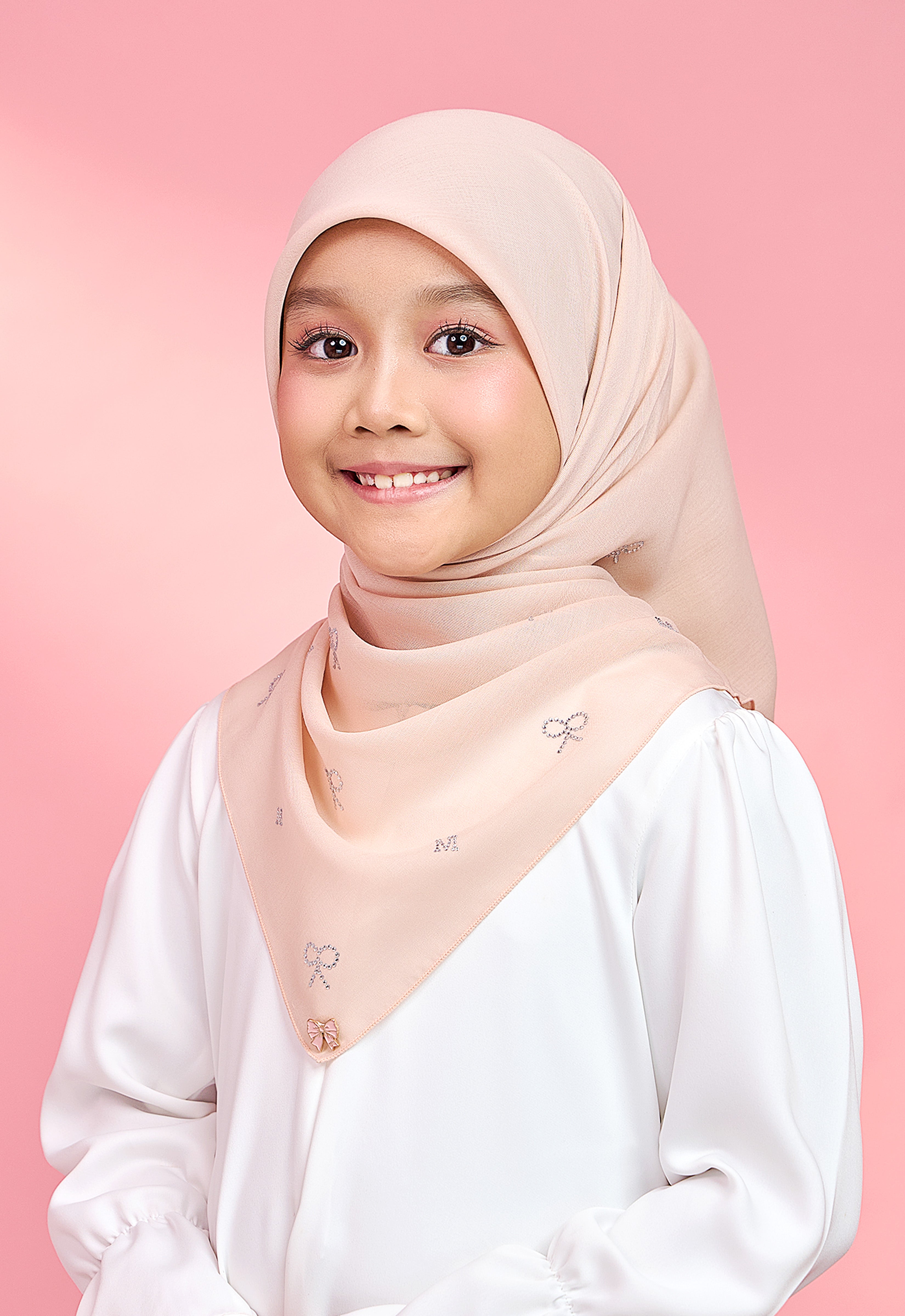 KIDS RIBBONY PLAIN STONE - NUDE