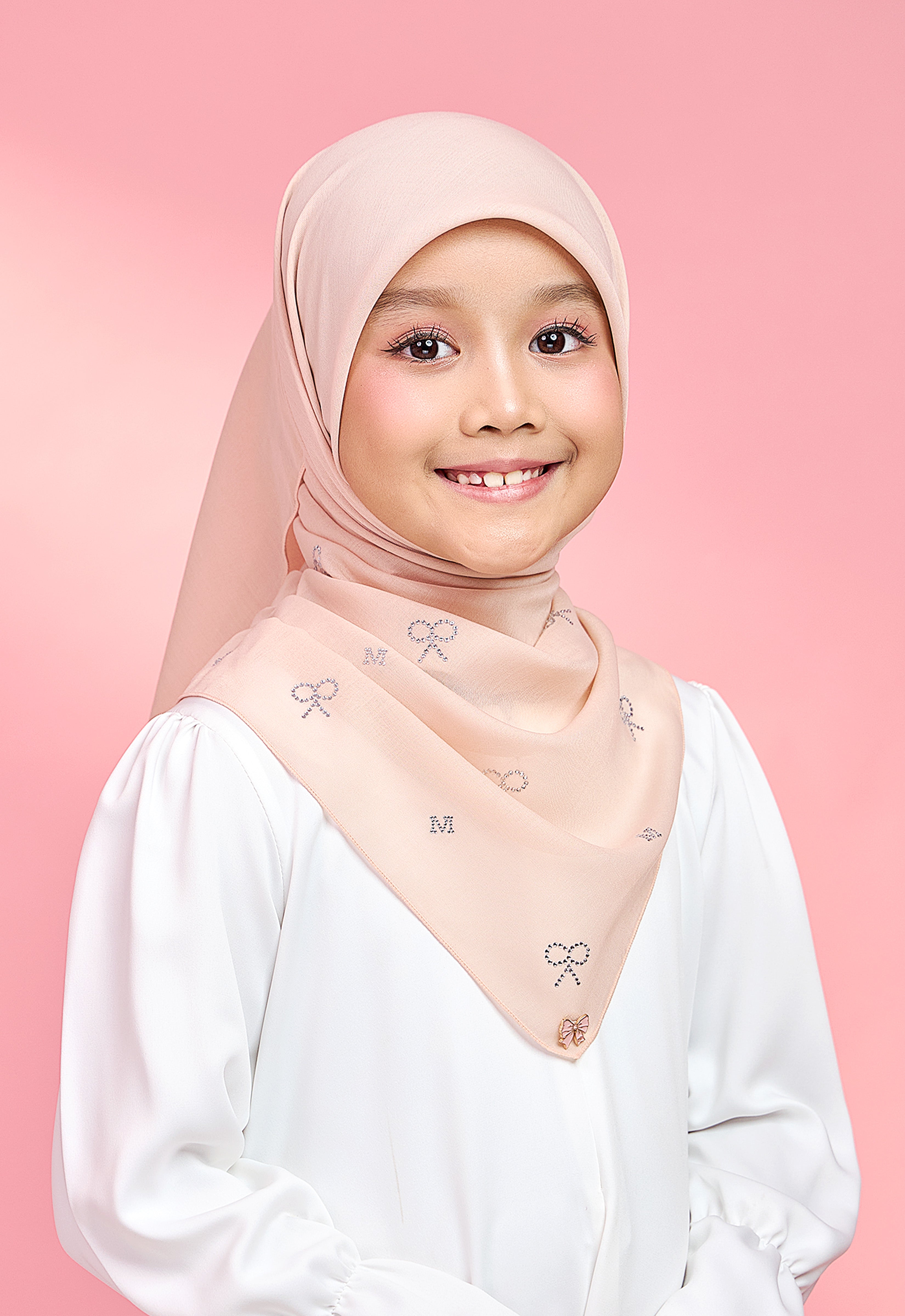 KIDS RIBBONY PLAIN STONE - NUDE