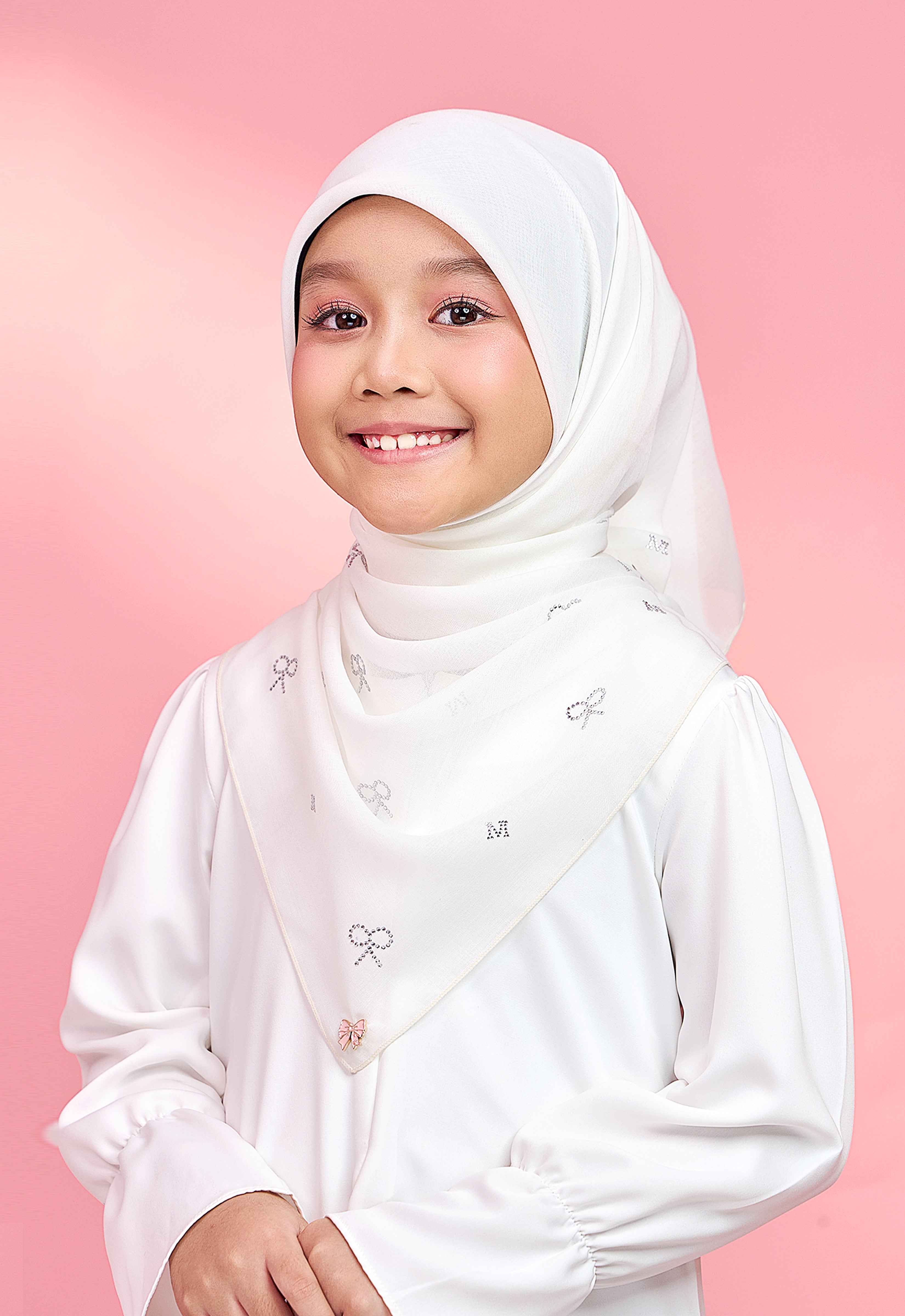 KIDS RIBBONY PLAIN STONE - OFF WHITE