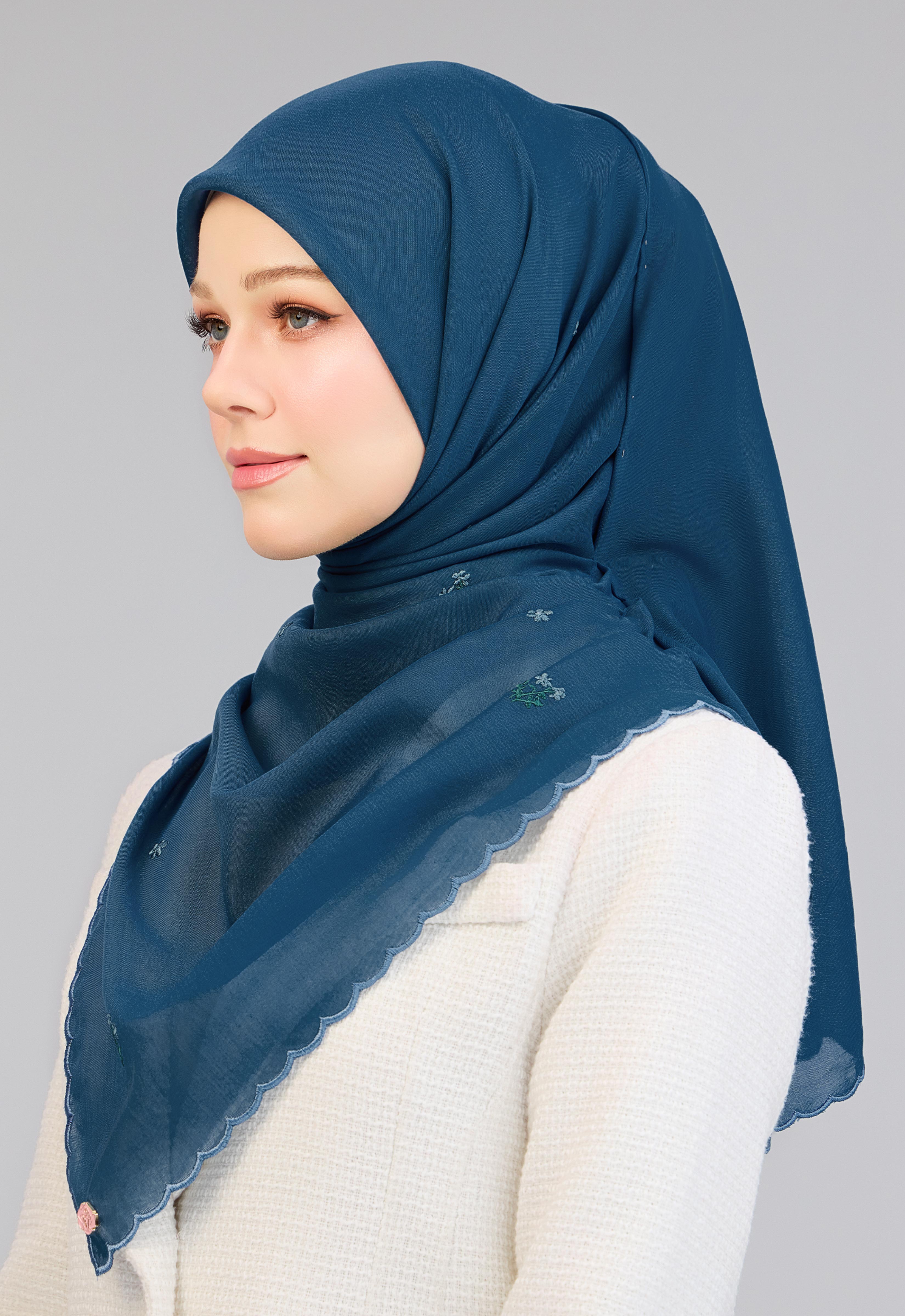 SULAM EMBUN - DARK TEAL BLUE