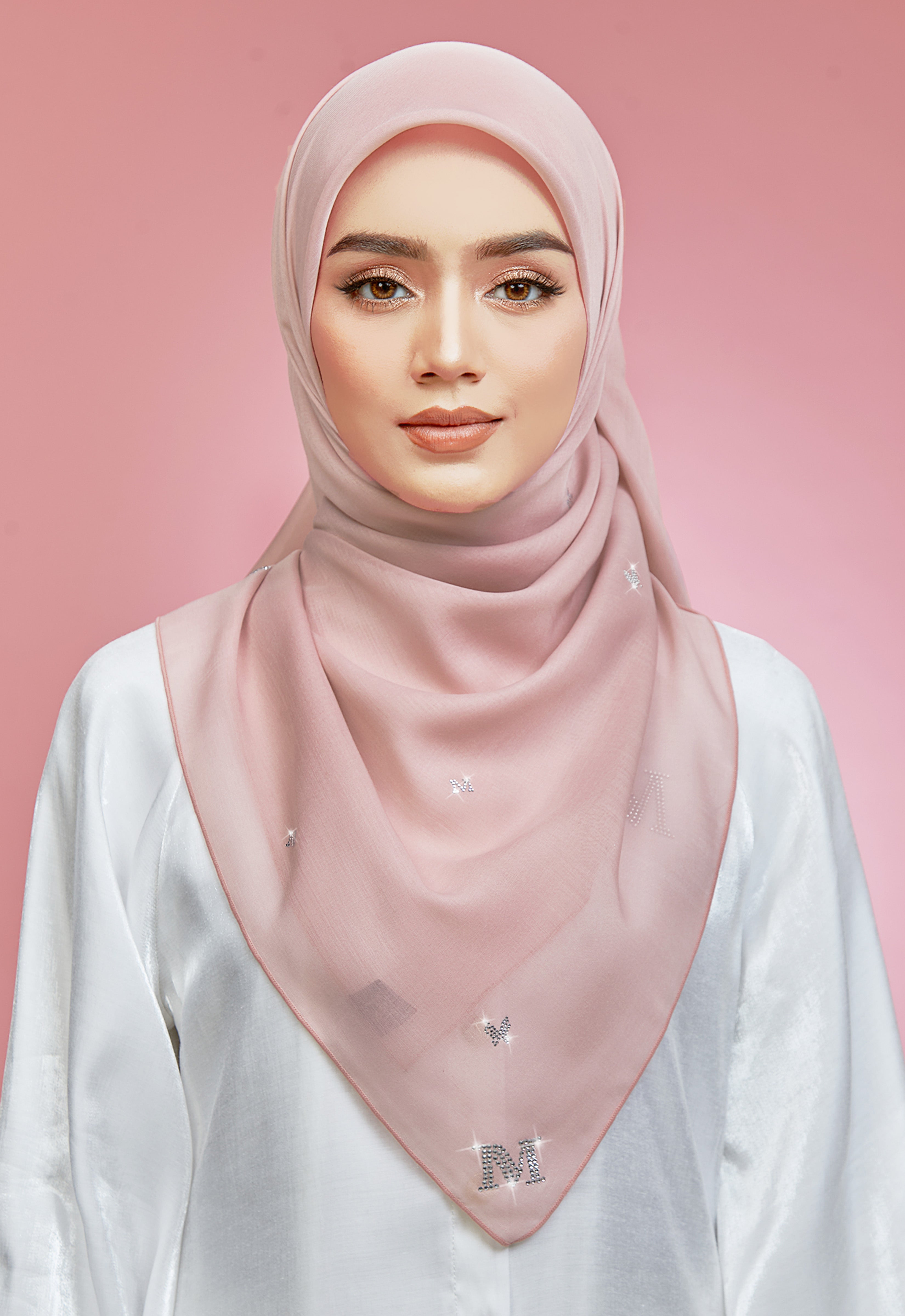 PLAIN BUTTERFLY STONE BAWAL - DUSTY PINK