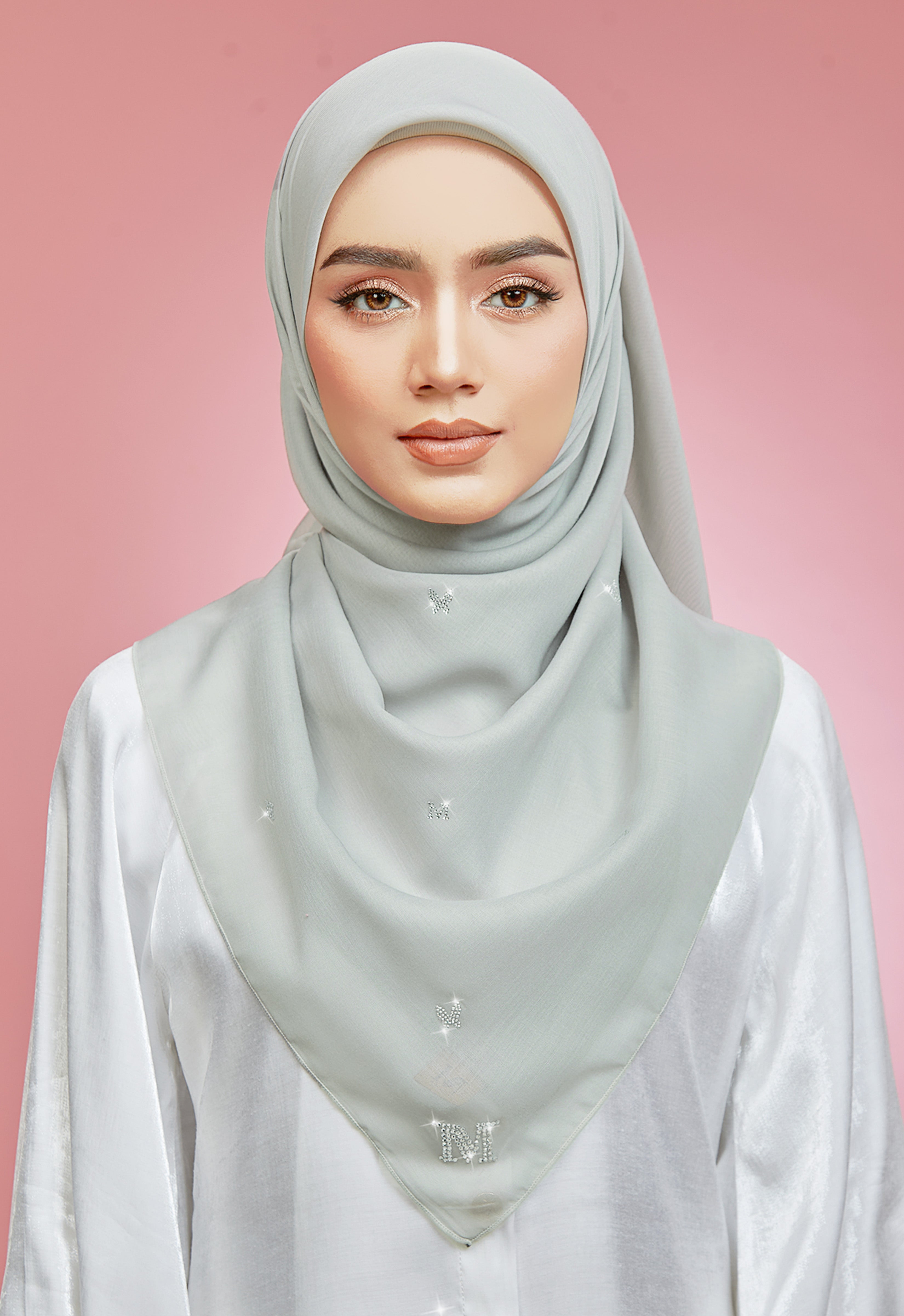 PLAIN BUTTERFLY STONE BAWAL - GRAY