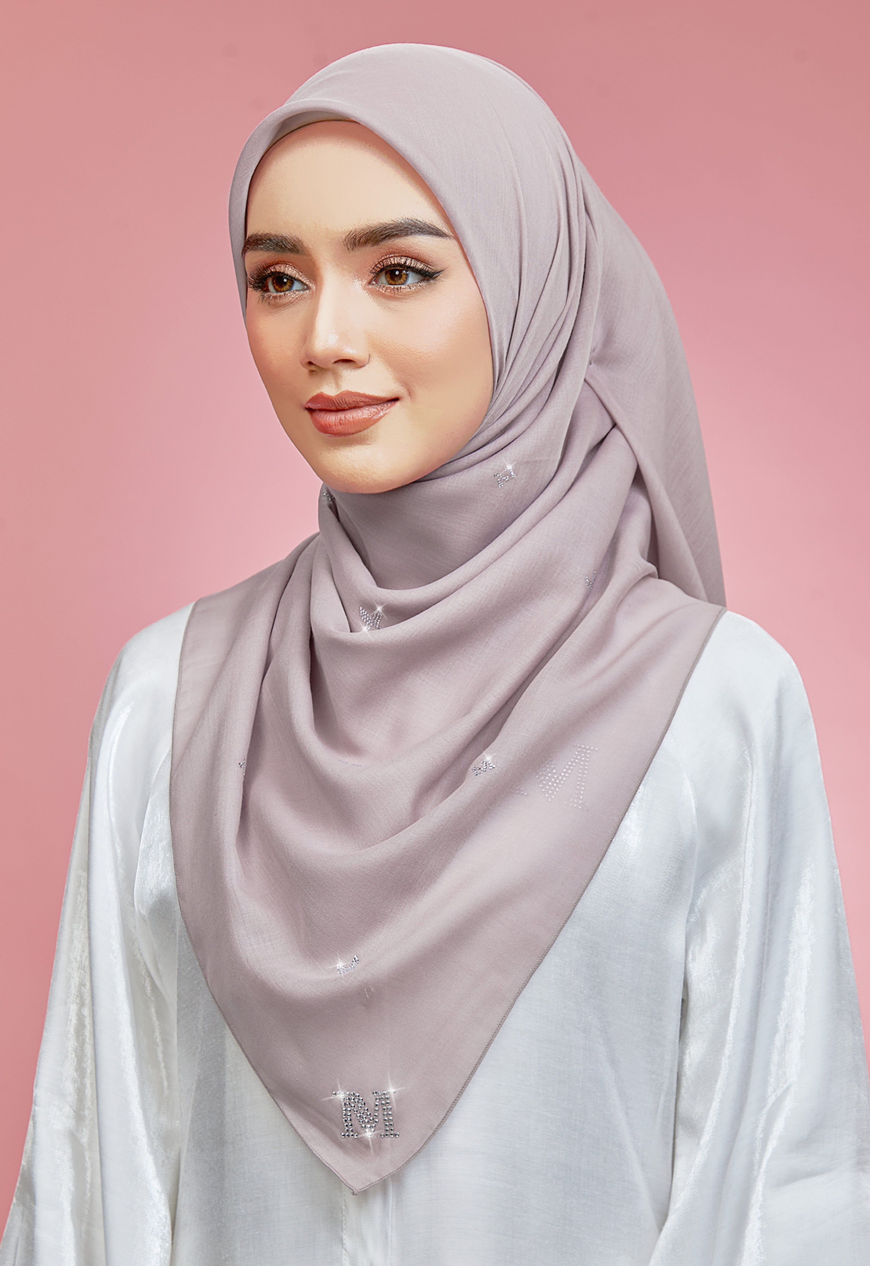 PLAIN BUTTERFLY STONE BAWAL - LIGHT PURPLE