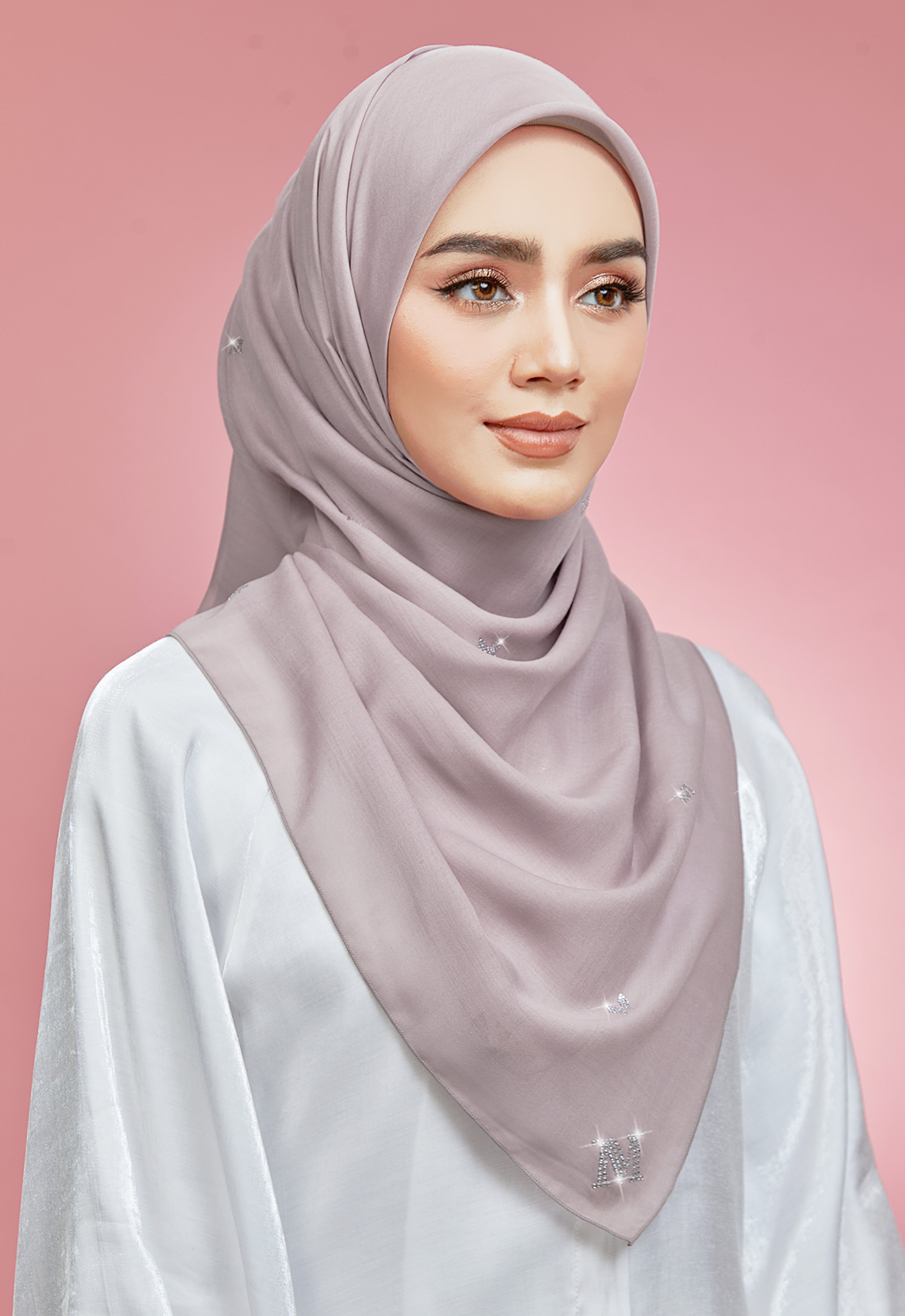 PLAIN BUTTERFLY STONE BAWAL - LIGHT PURPLE