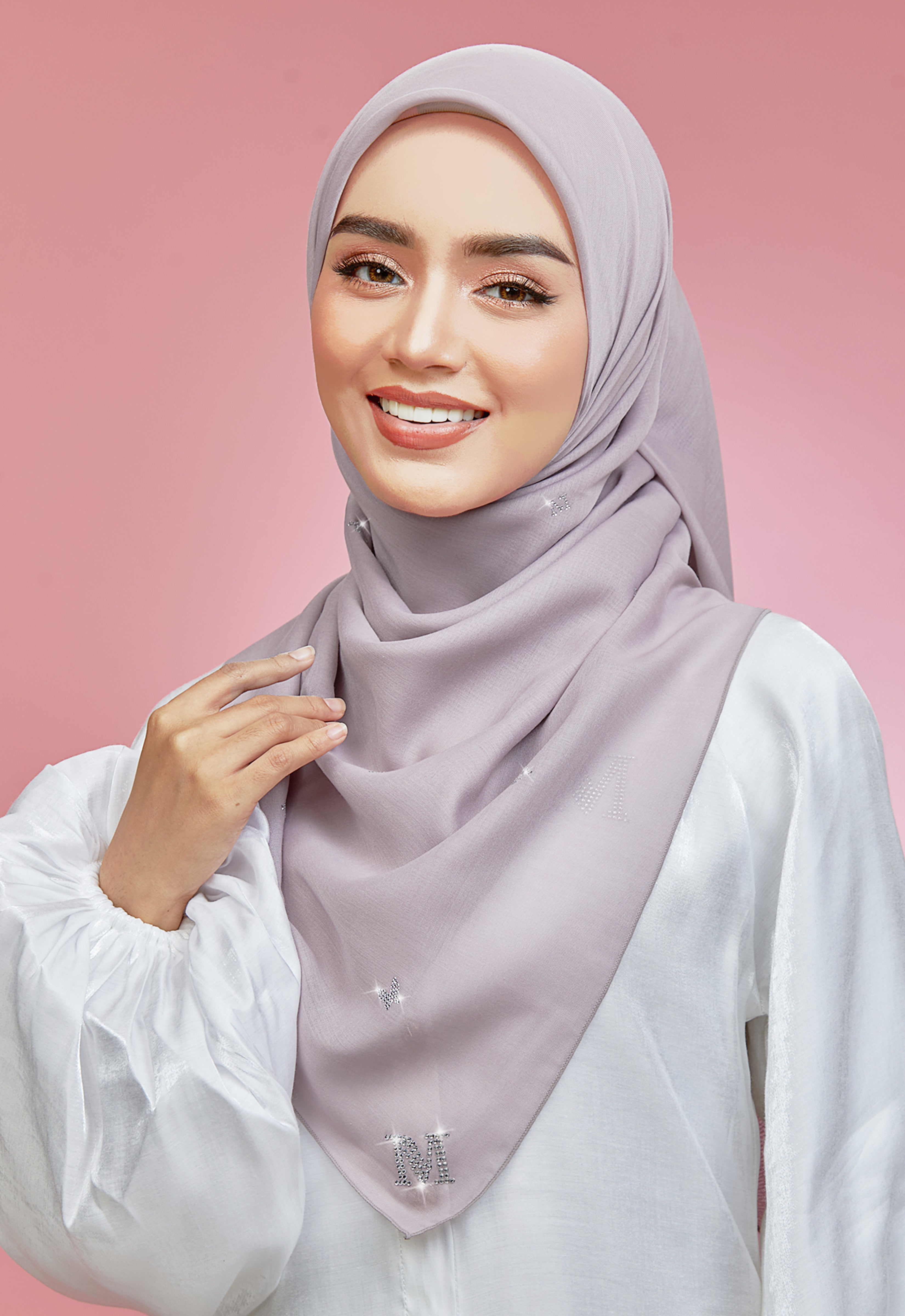 PLAIN BUTTERFLY STONE BAWAL - LIGHT PURPLE
