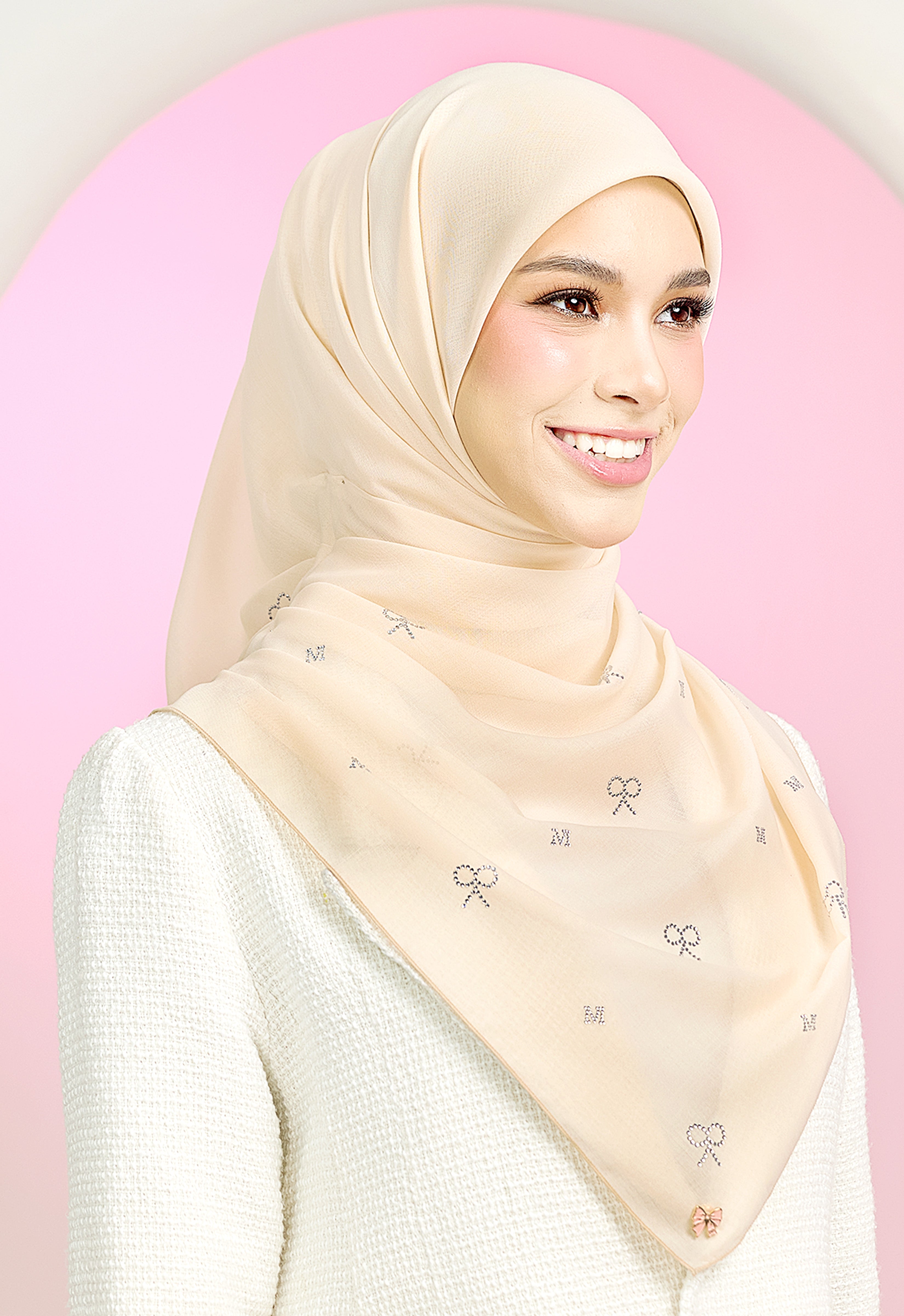 RIBBONY PLAIN STONE - CREAM