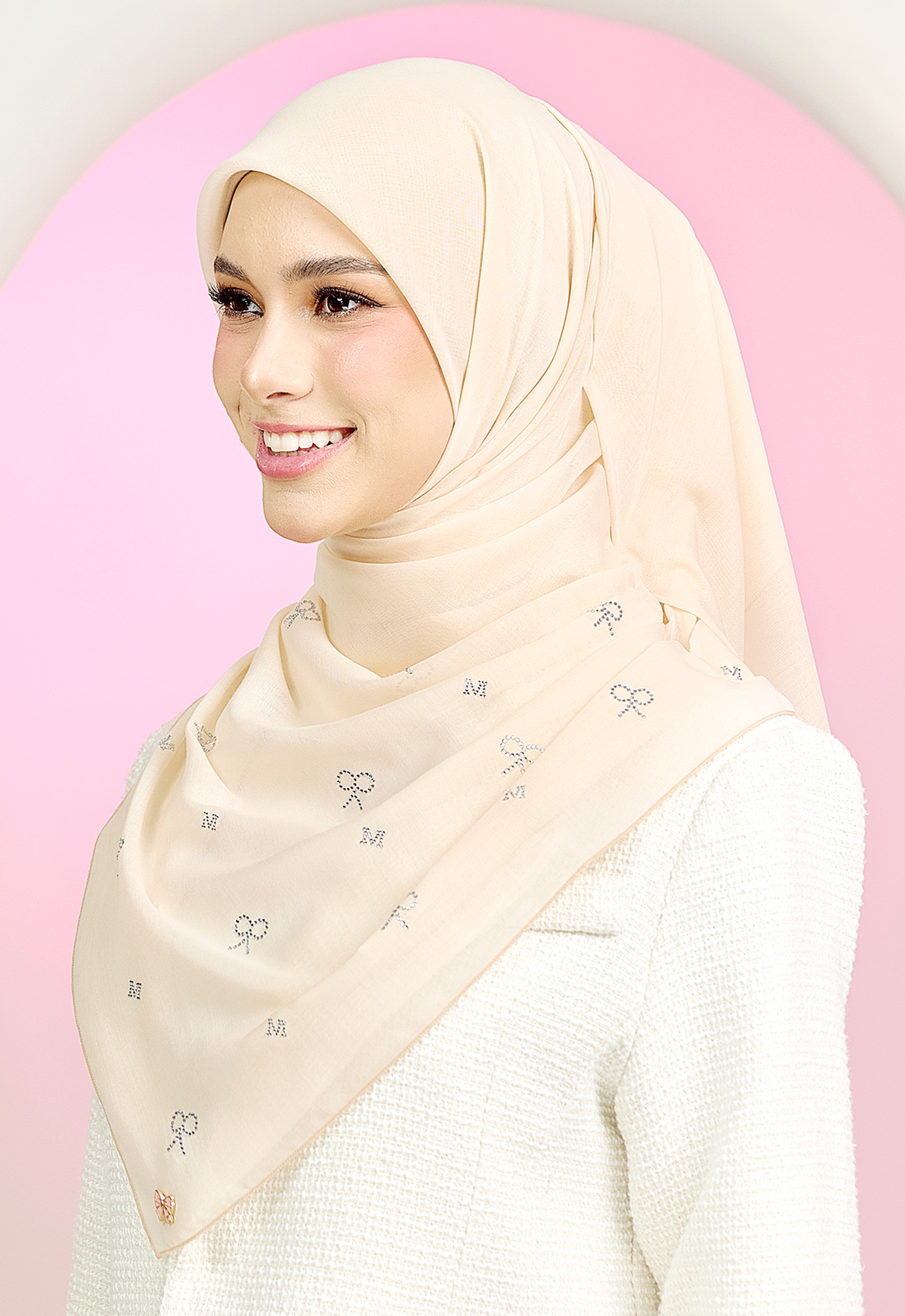 RIBBONY PLAIN STONE - CREAM