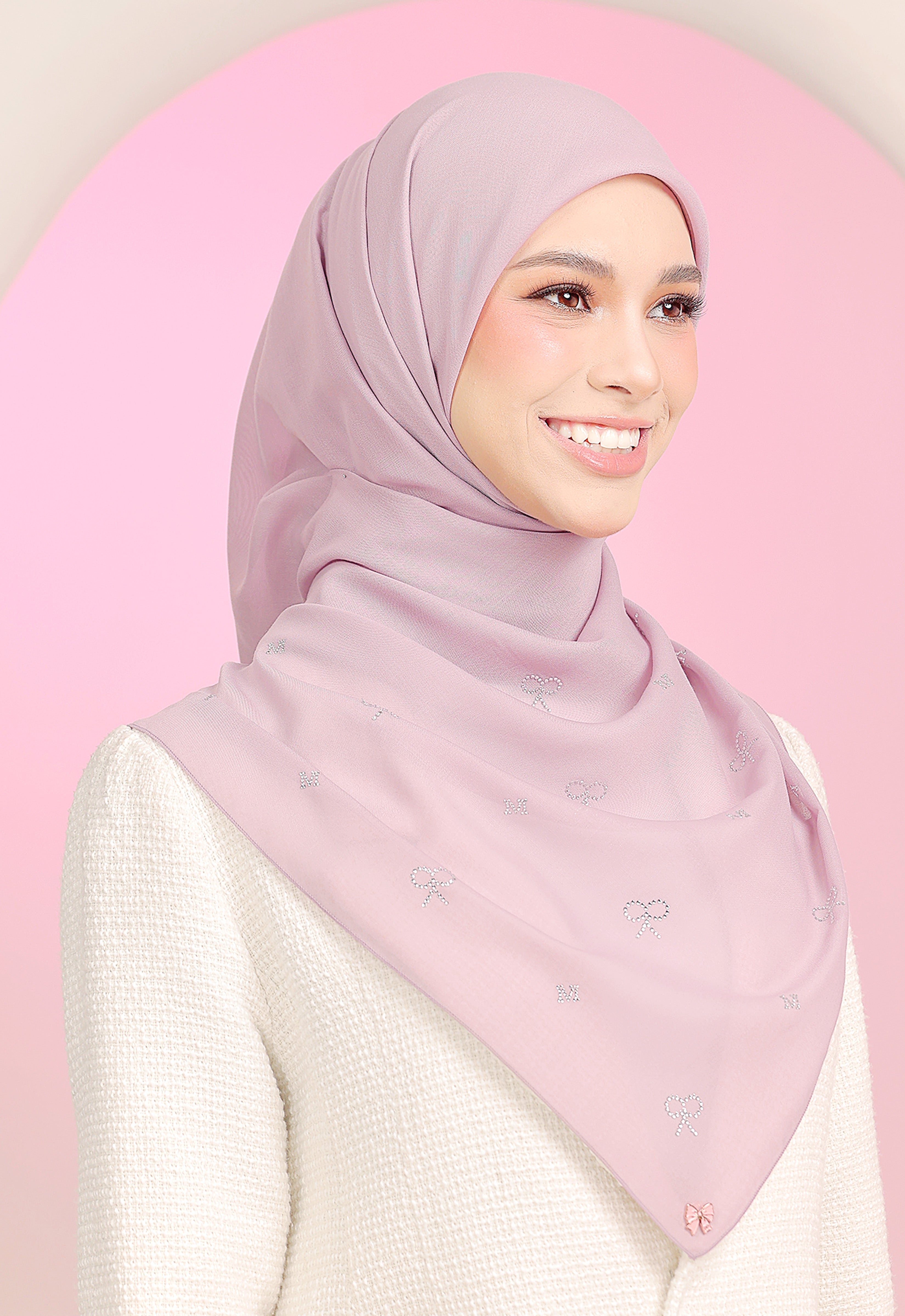 RIBBONY PLAIN STONE - LILAC