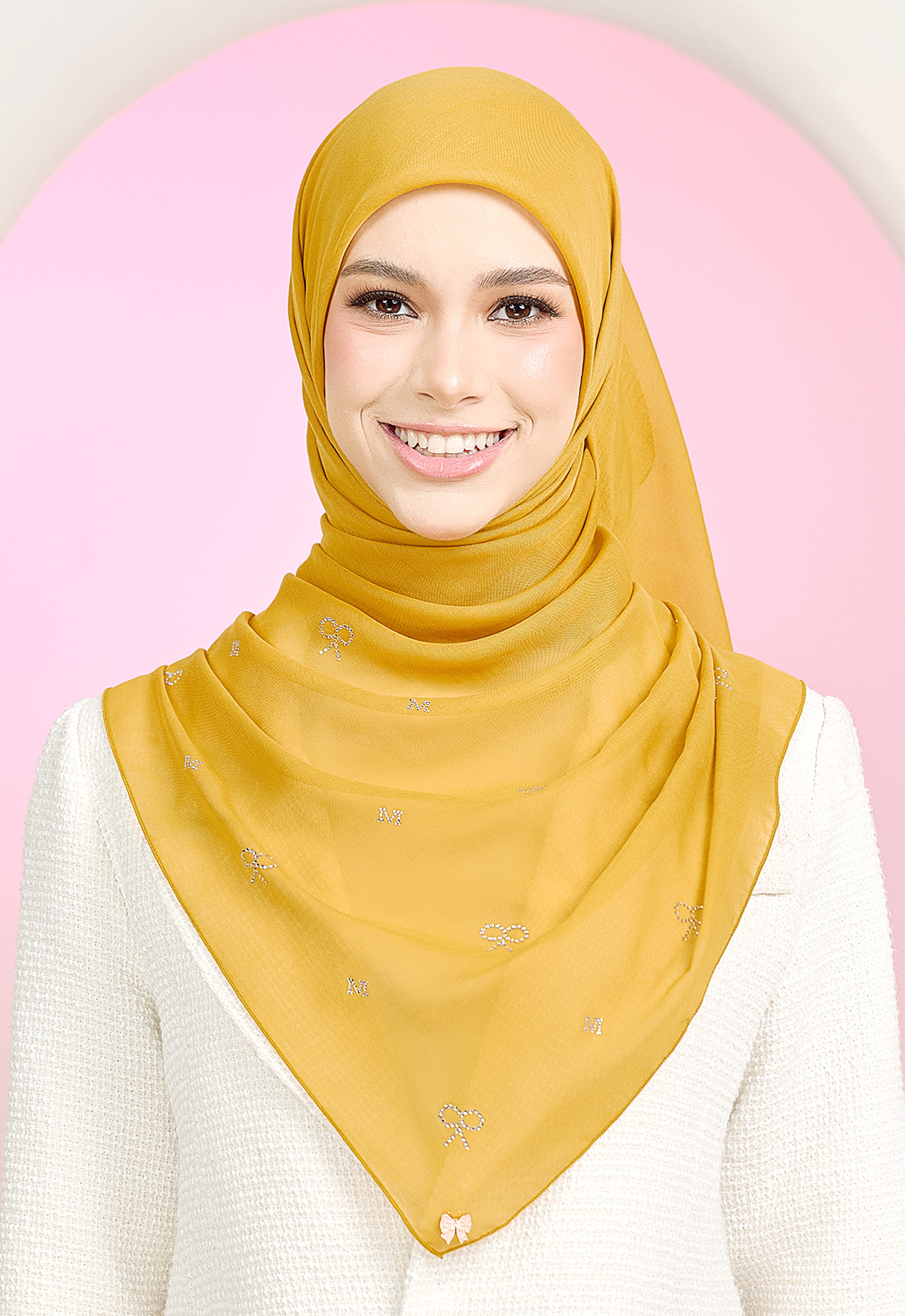 RIBBONY PLAIN STONE - MUSTARD