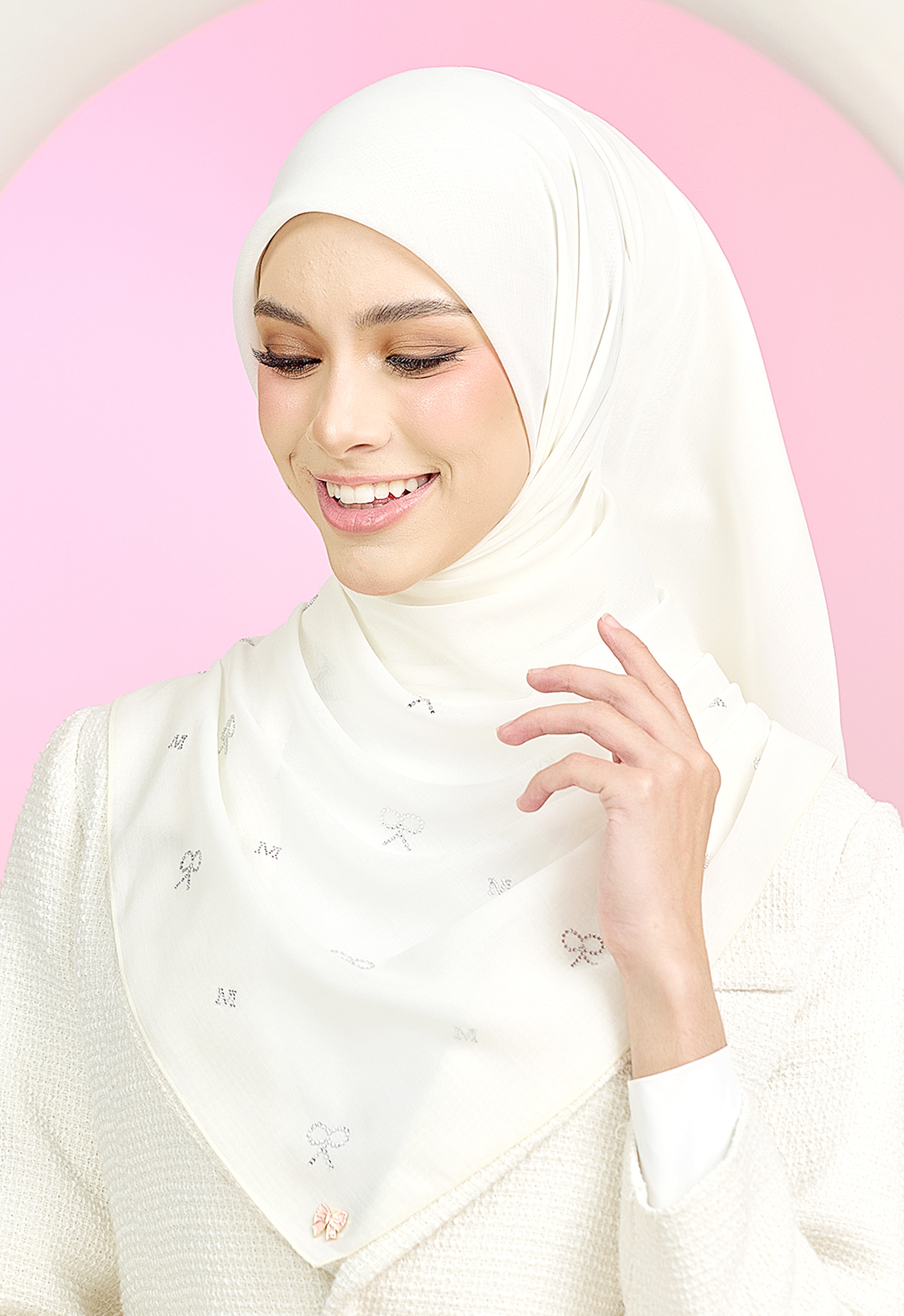 RIBBONY PLAIN STONE - OFF WHITE