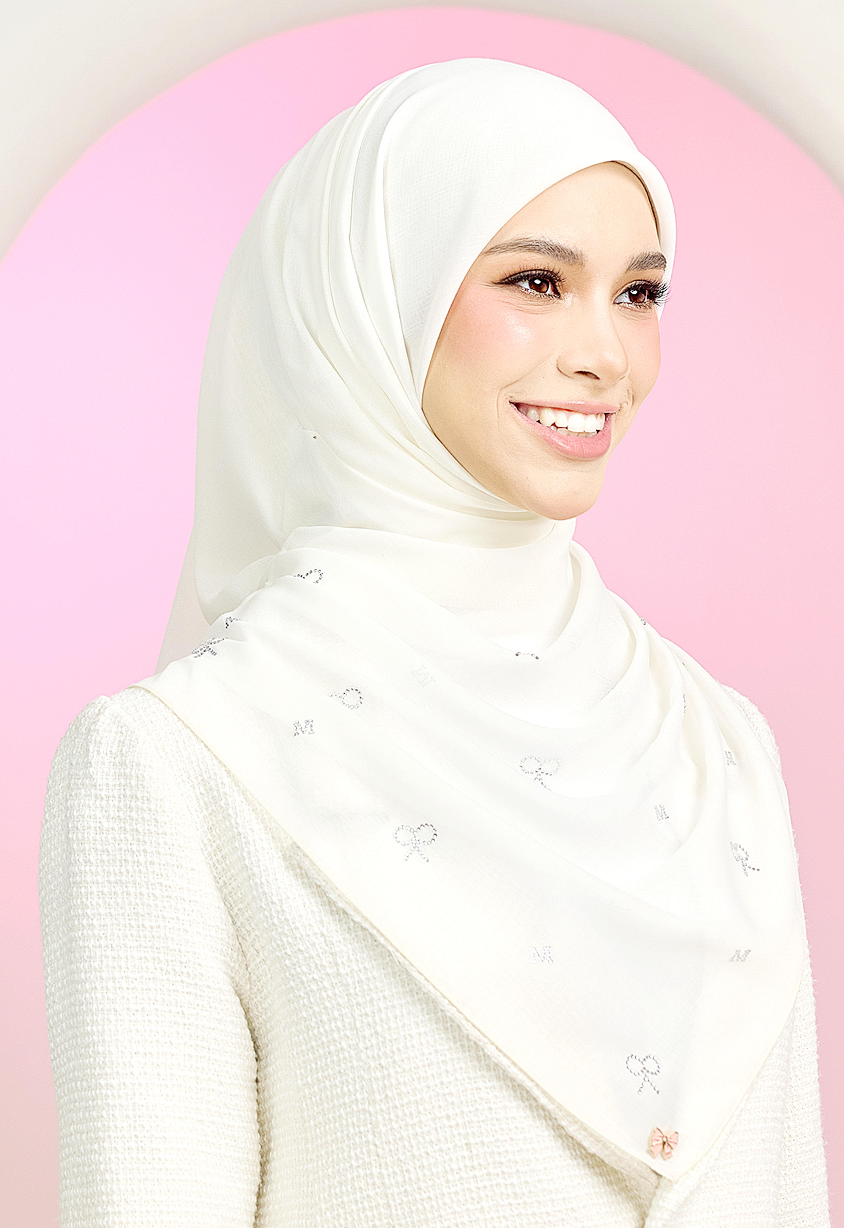 RIBBONY PLAIN STONE - OFF WHITE