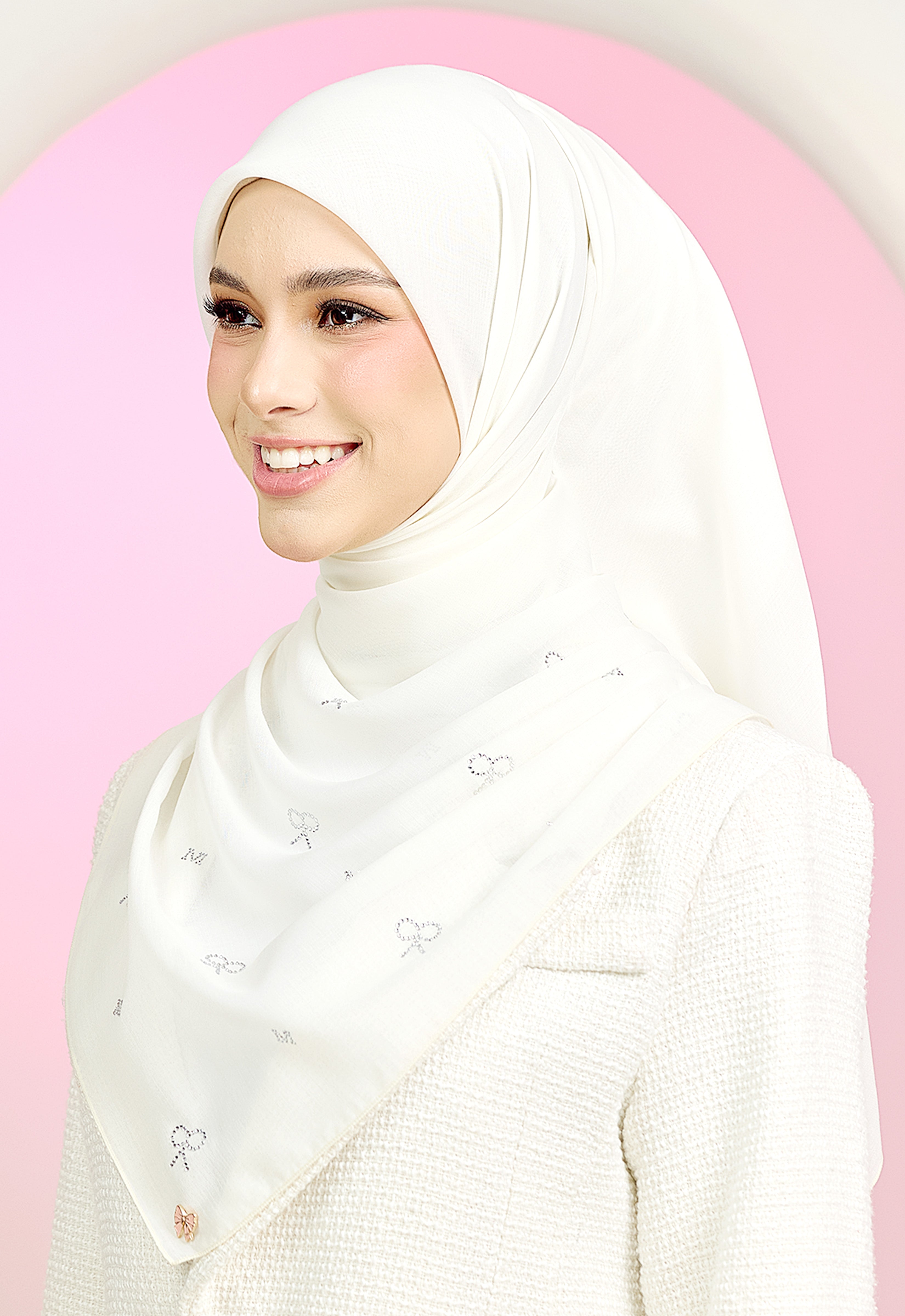 RIBBONY PLAIN STONE - OFF WHITE