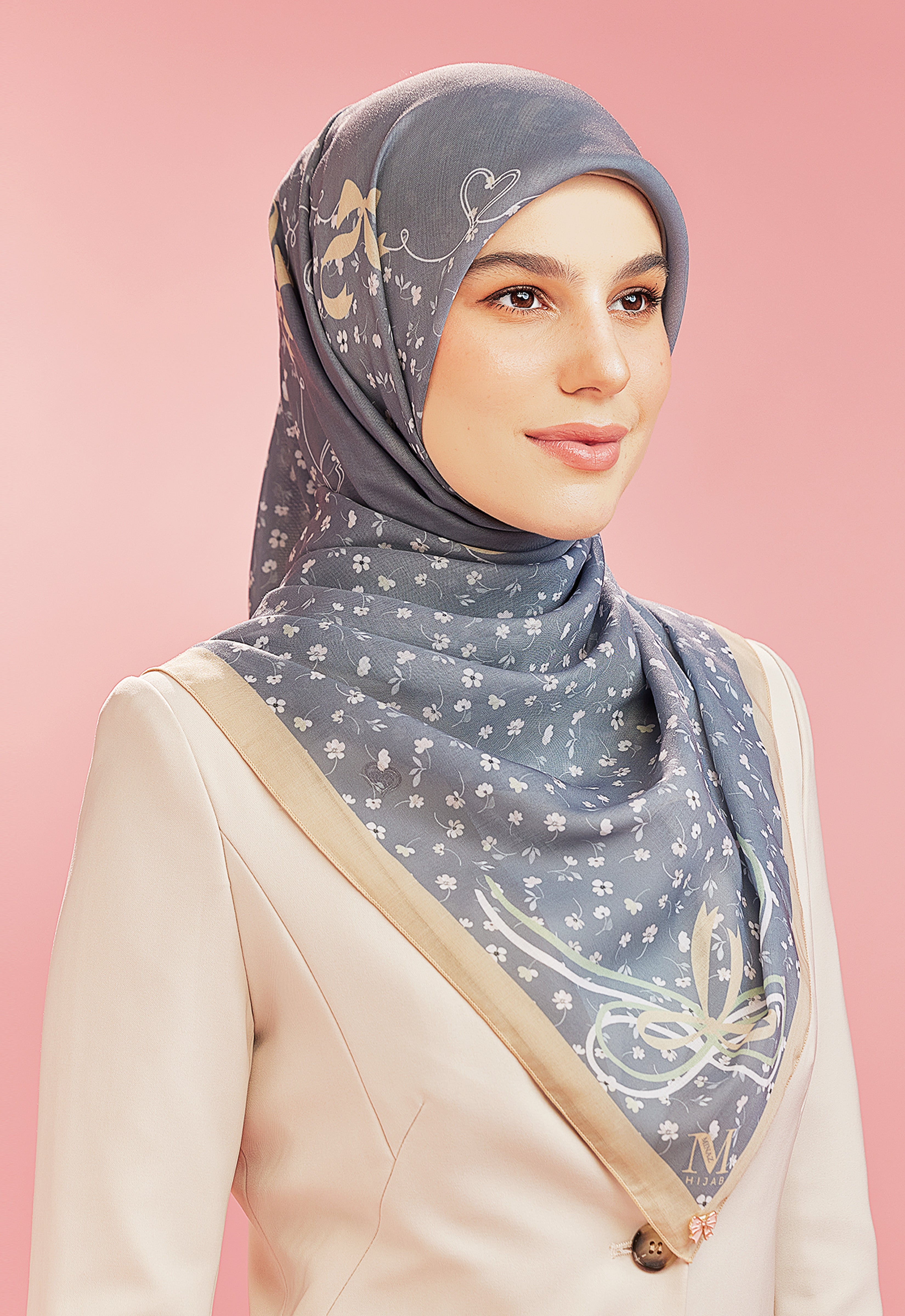 RIBBY - POWDER GRAY