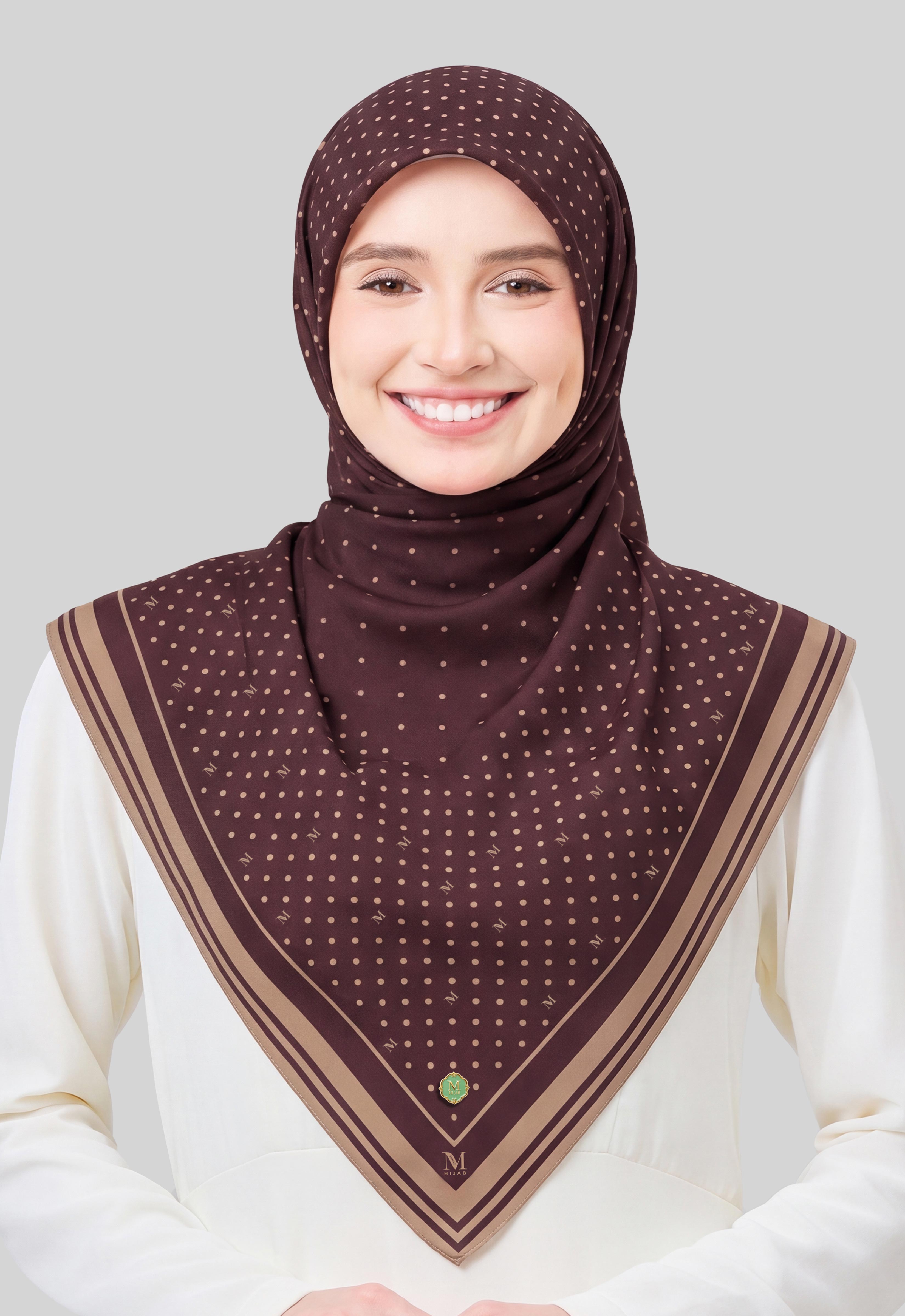 FOMO POLKA - MAROON MULBERRY