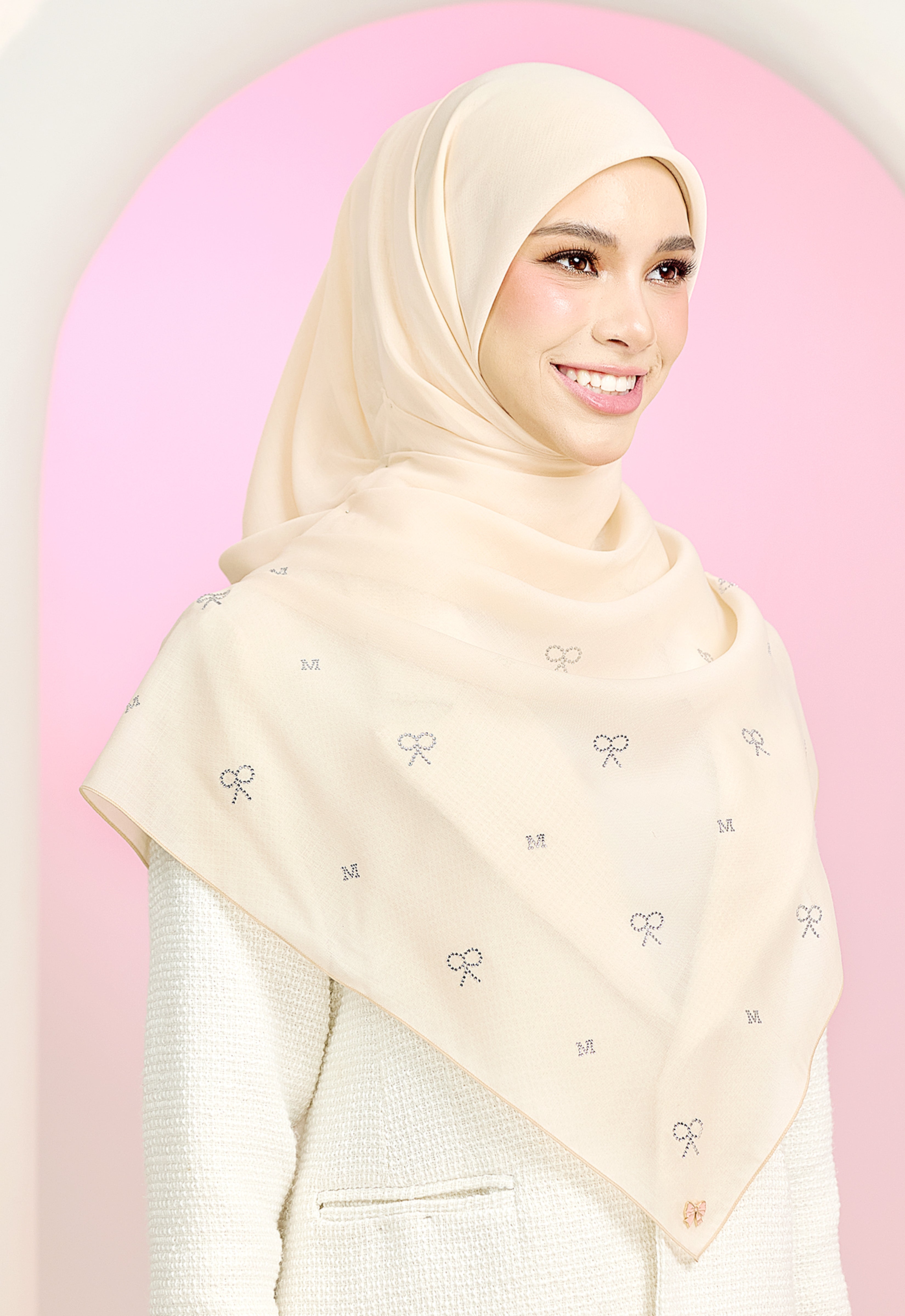 RIBBONY PLAIN STONE - CREAM