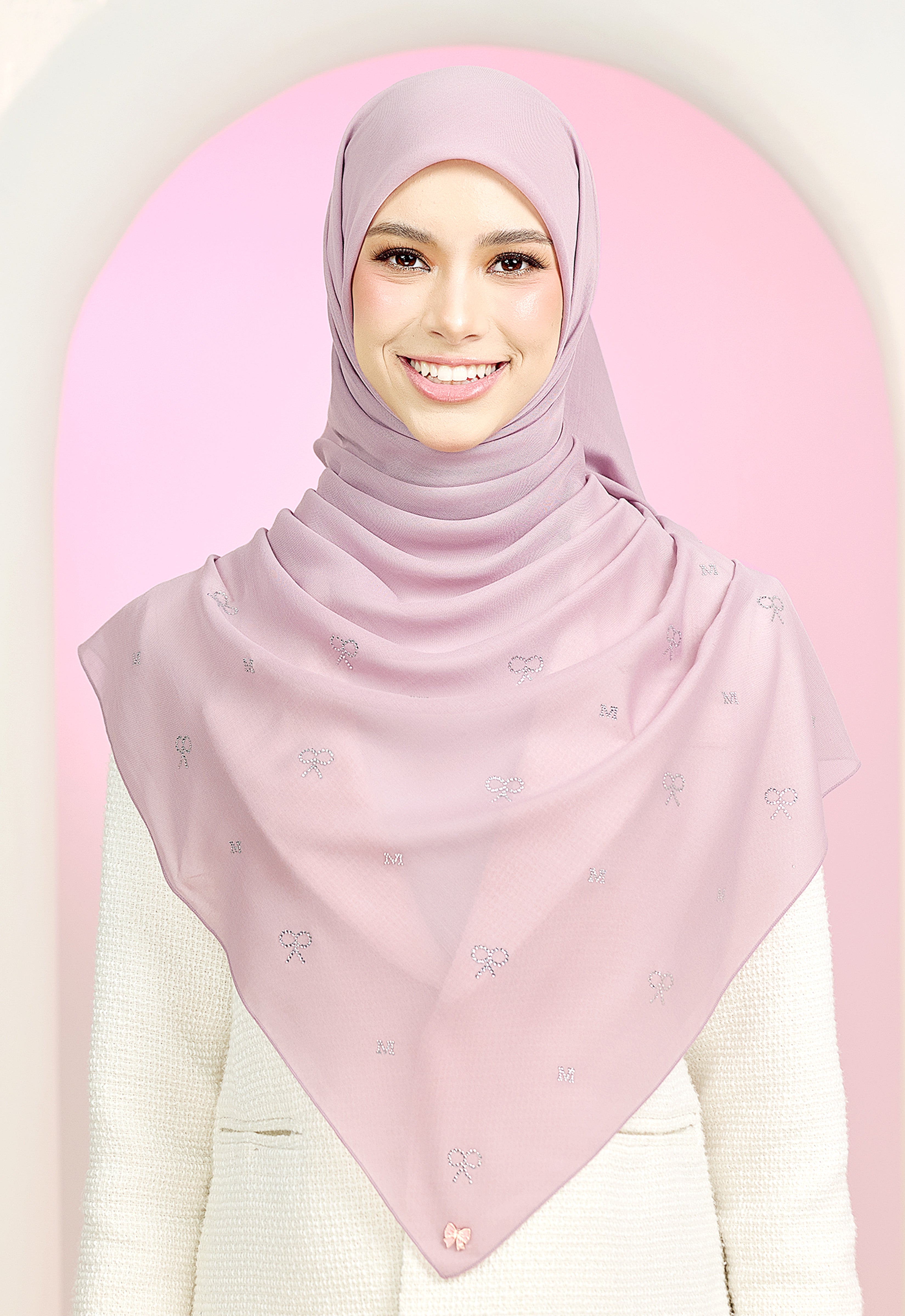 RIBBONY PLAIN STONE - LILAC