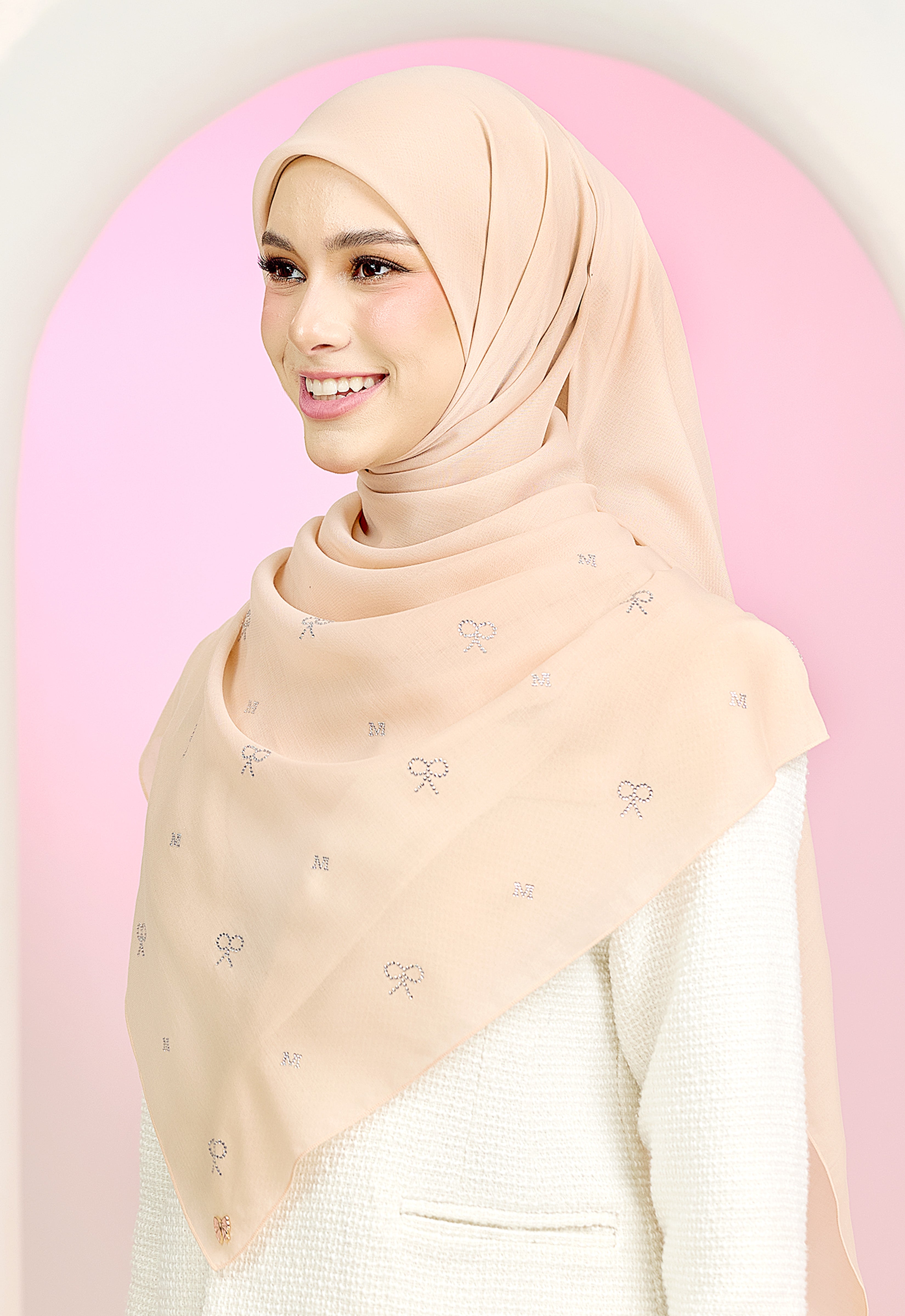 RIBBONY PLAIN STONE - NUDE