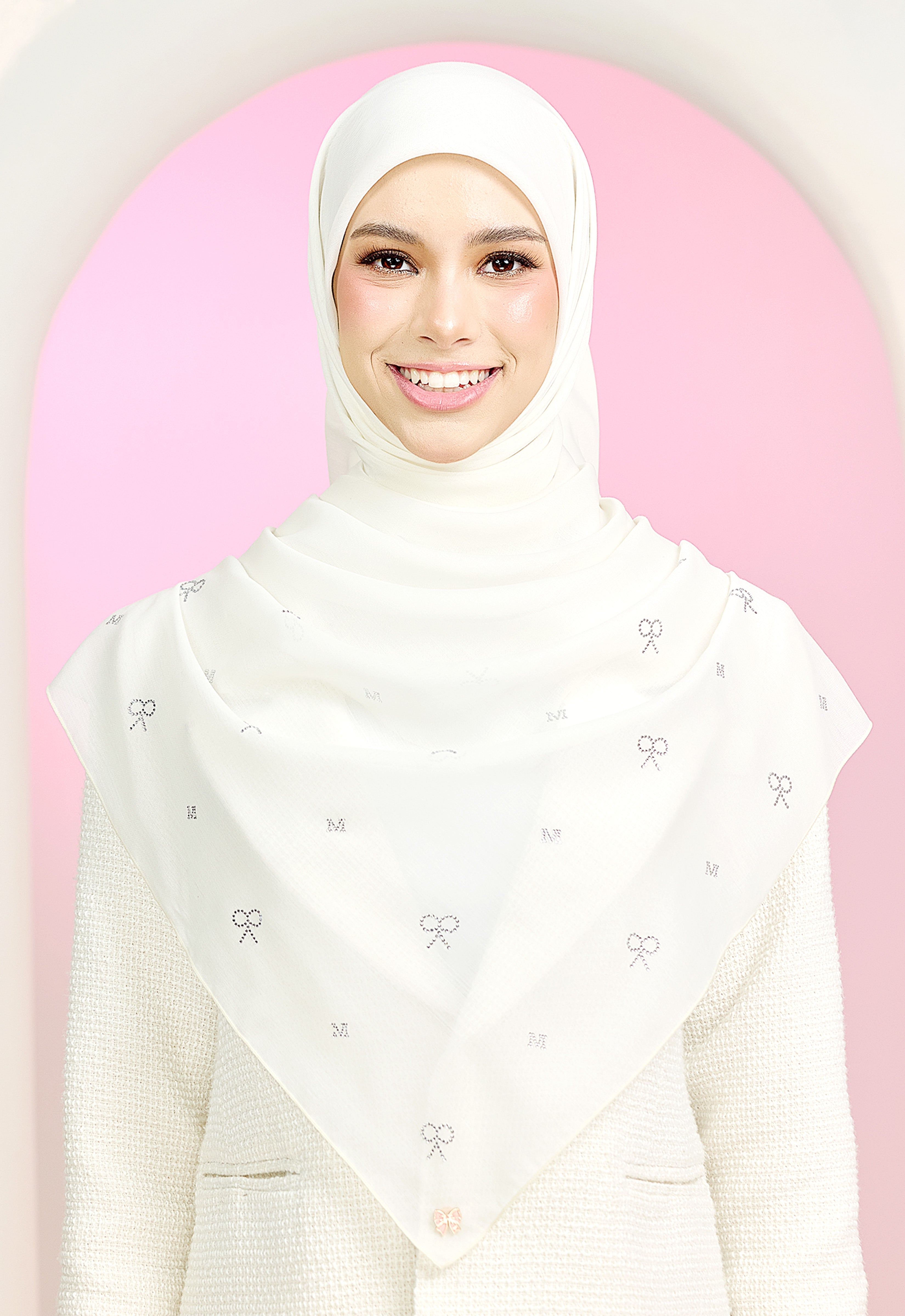 RIBBONY PLAIN STONE - OFF WHITE