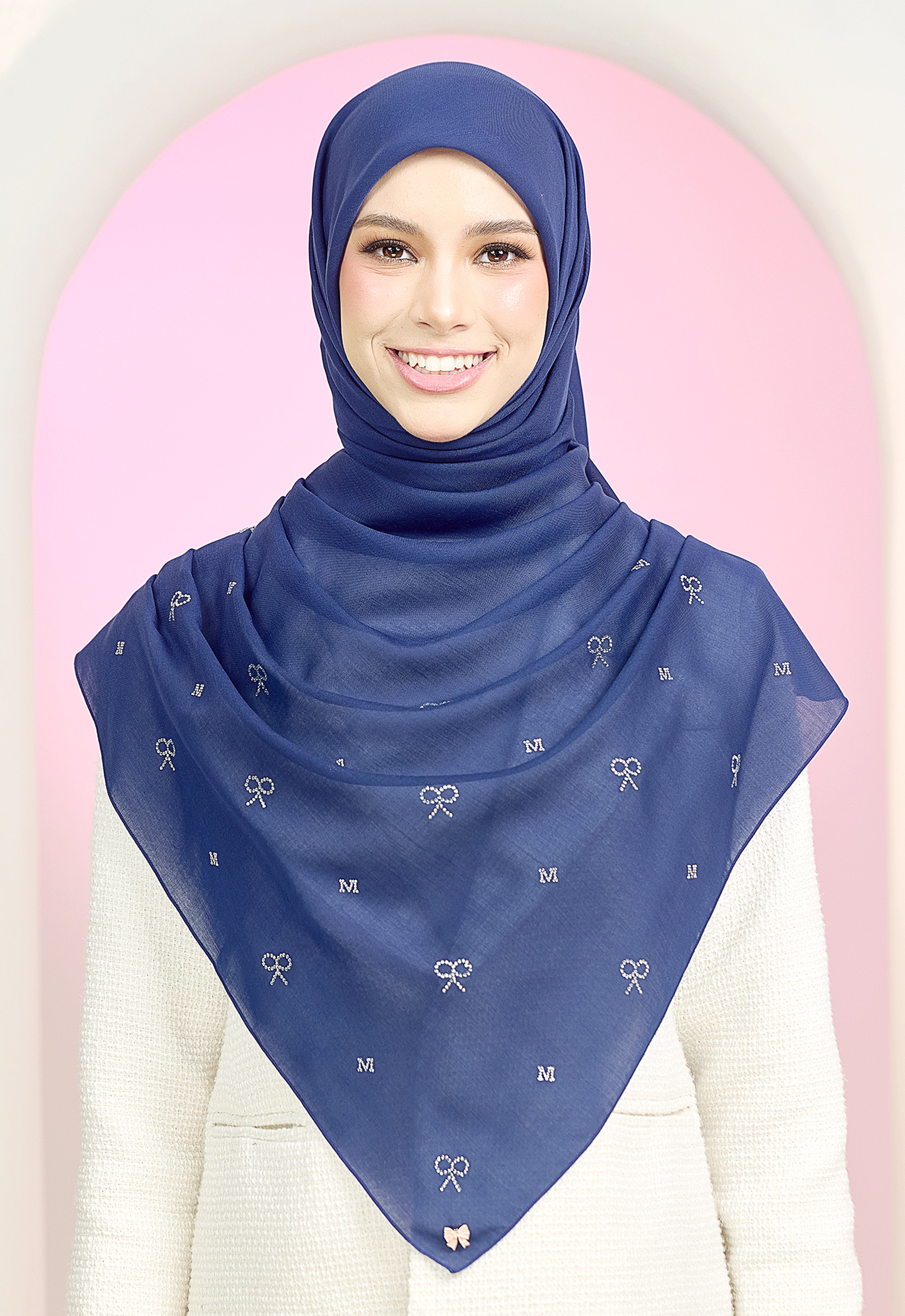 RIBBONY PLAIN STONE - ROYAL BLUE