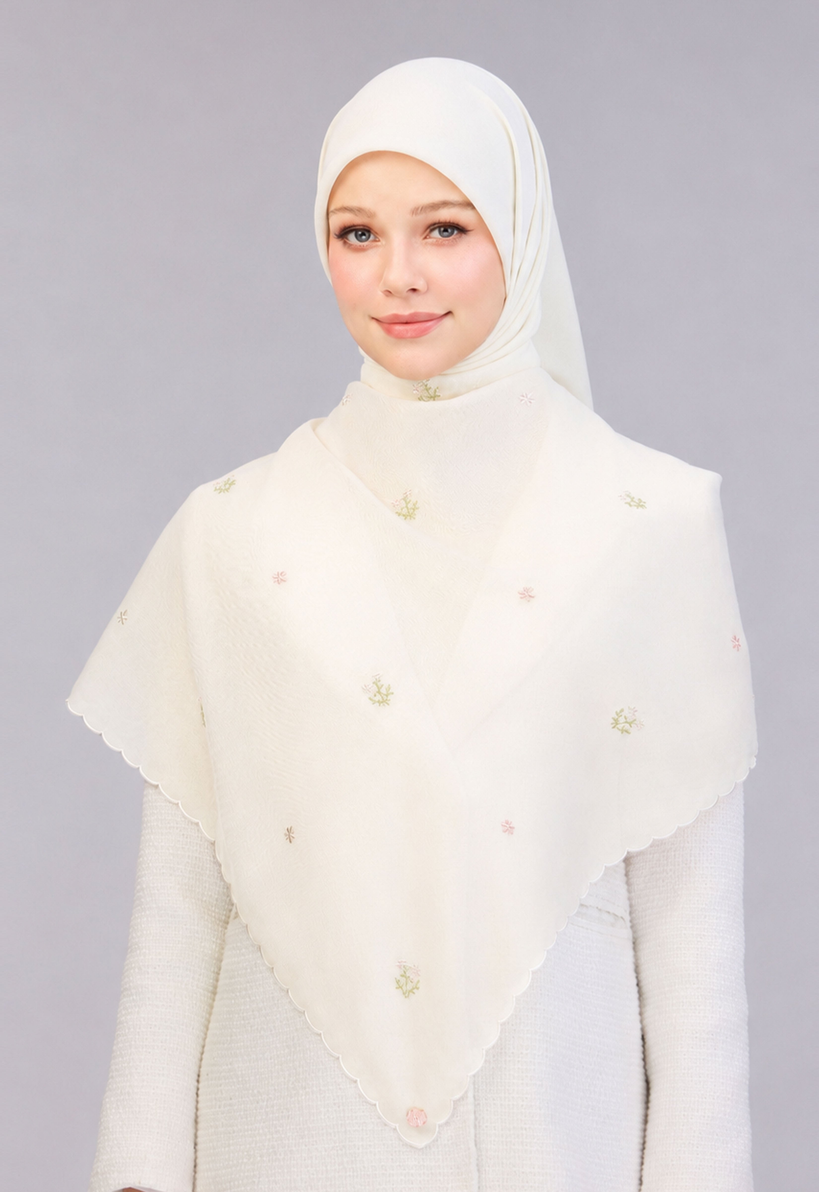 SULAM EMBUN - CREAM WHITE