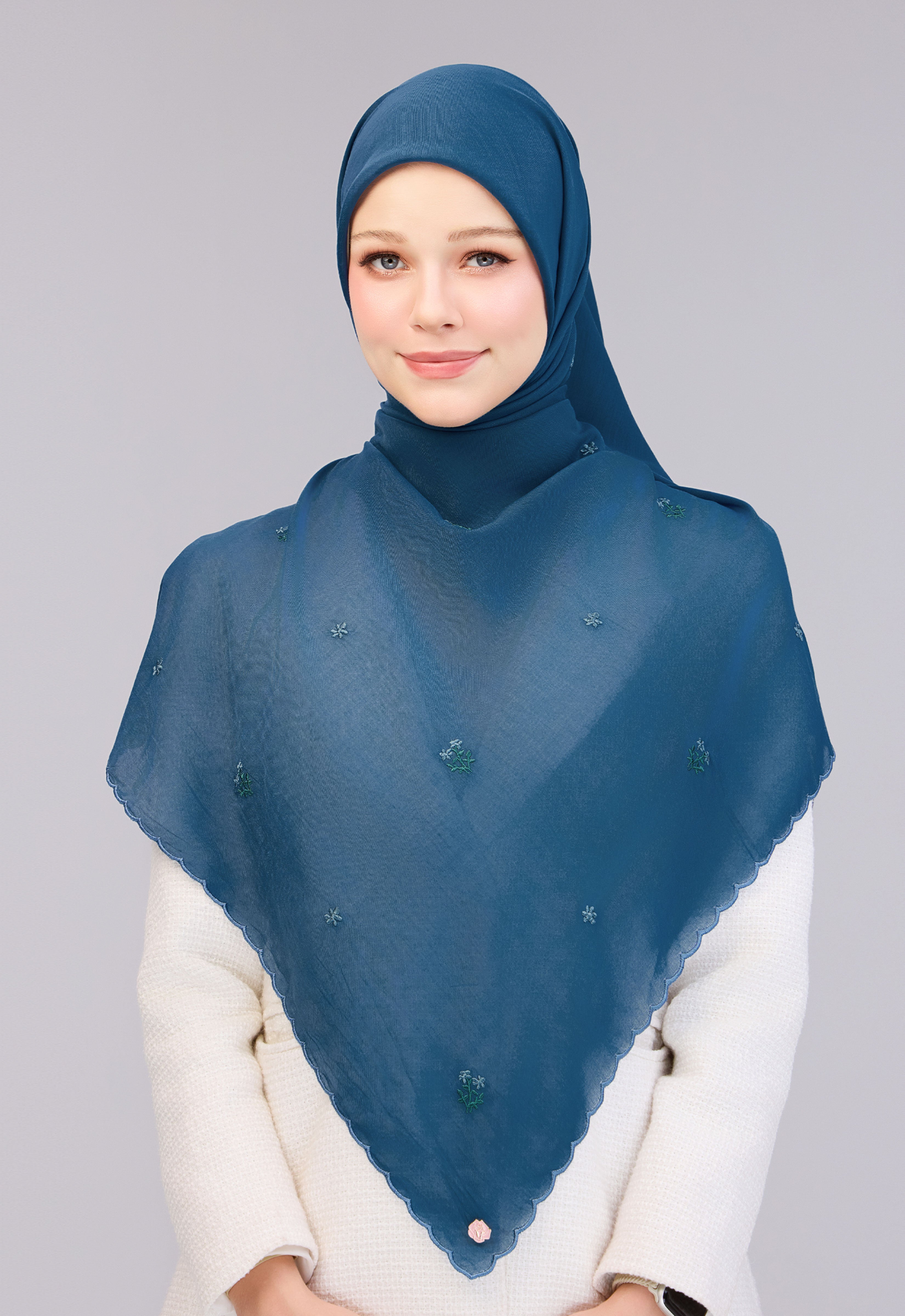 SULAM EMBUN - DARK TEAL BLUE