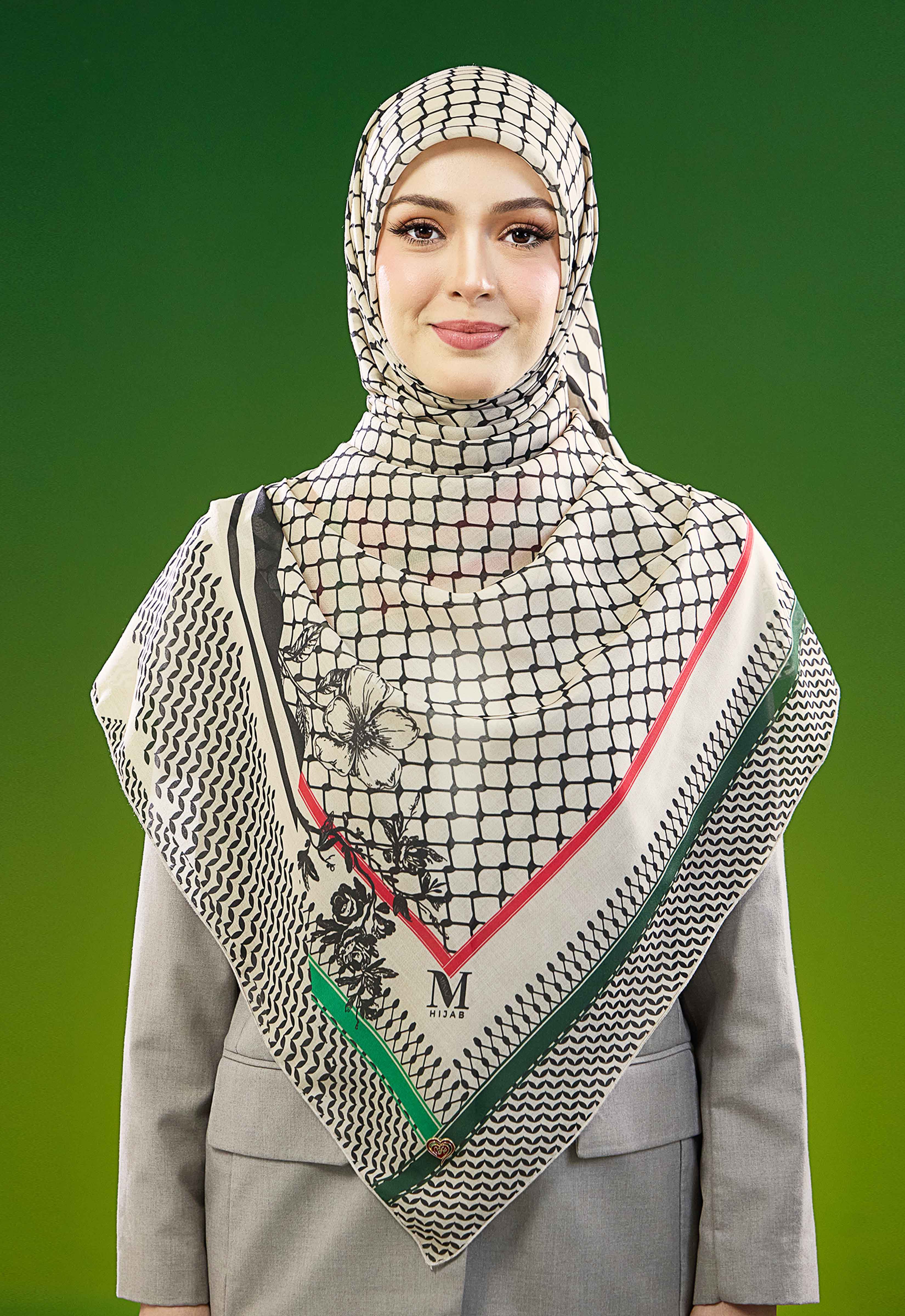 KUFIYA BAWAL - CHAMPAGNE