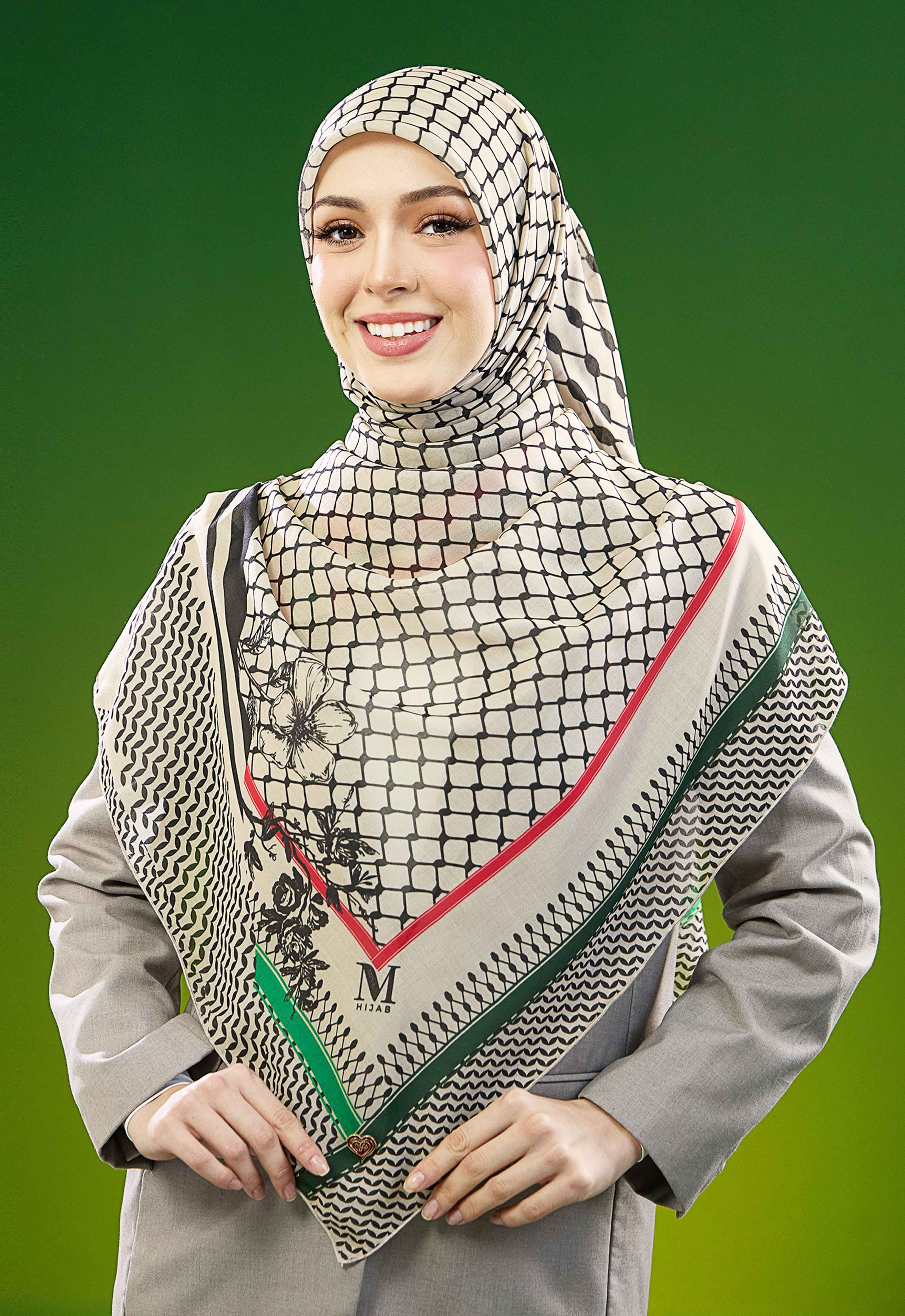 KUFIYA BAWAL - CHAMPAGNE