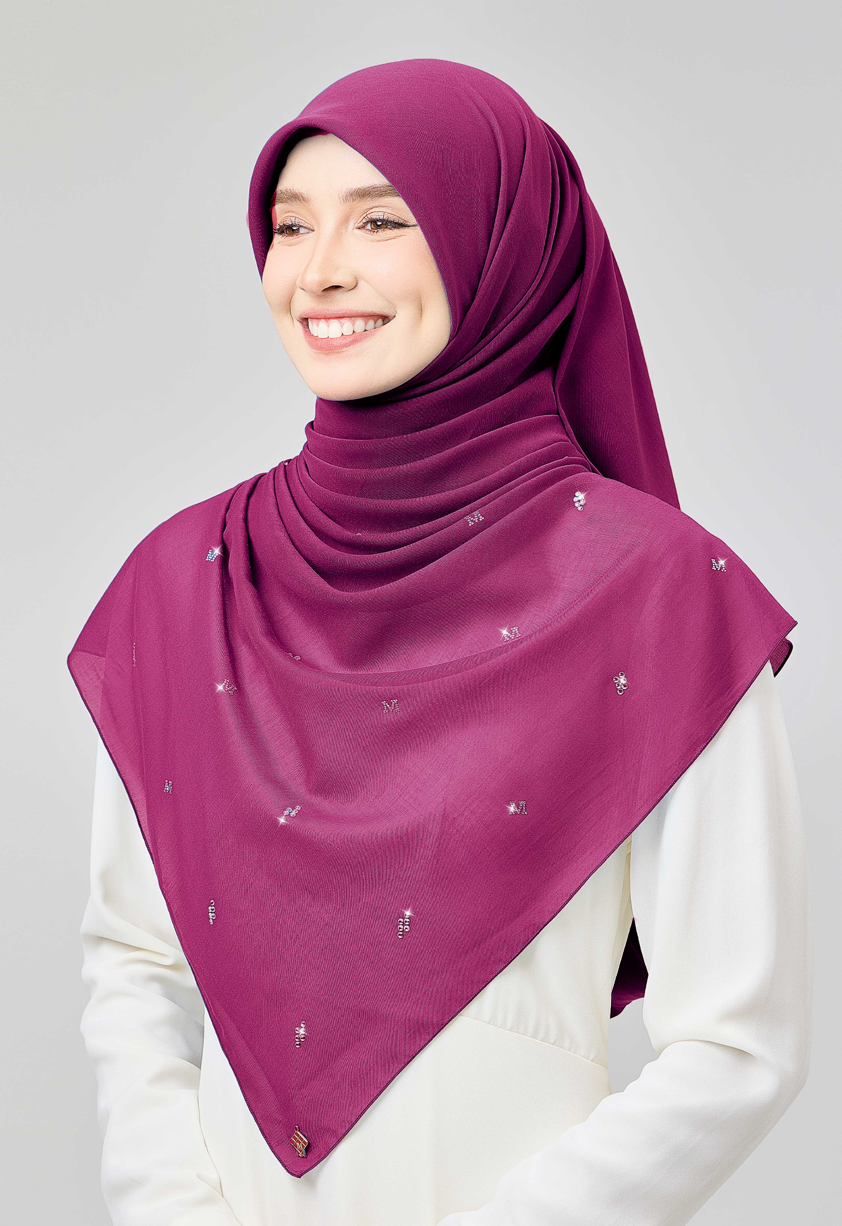 SETULUS RAYA PLAIN STONE - MAGENTA