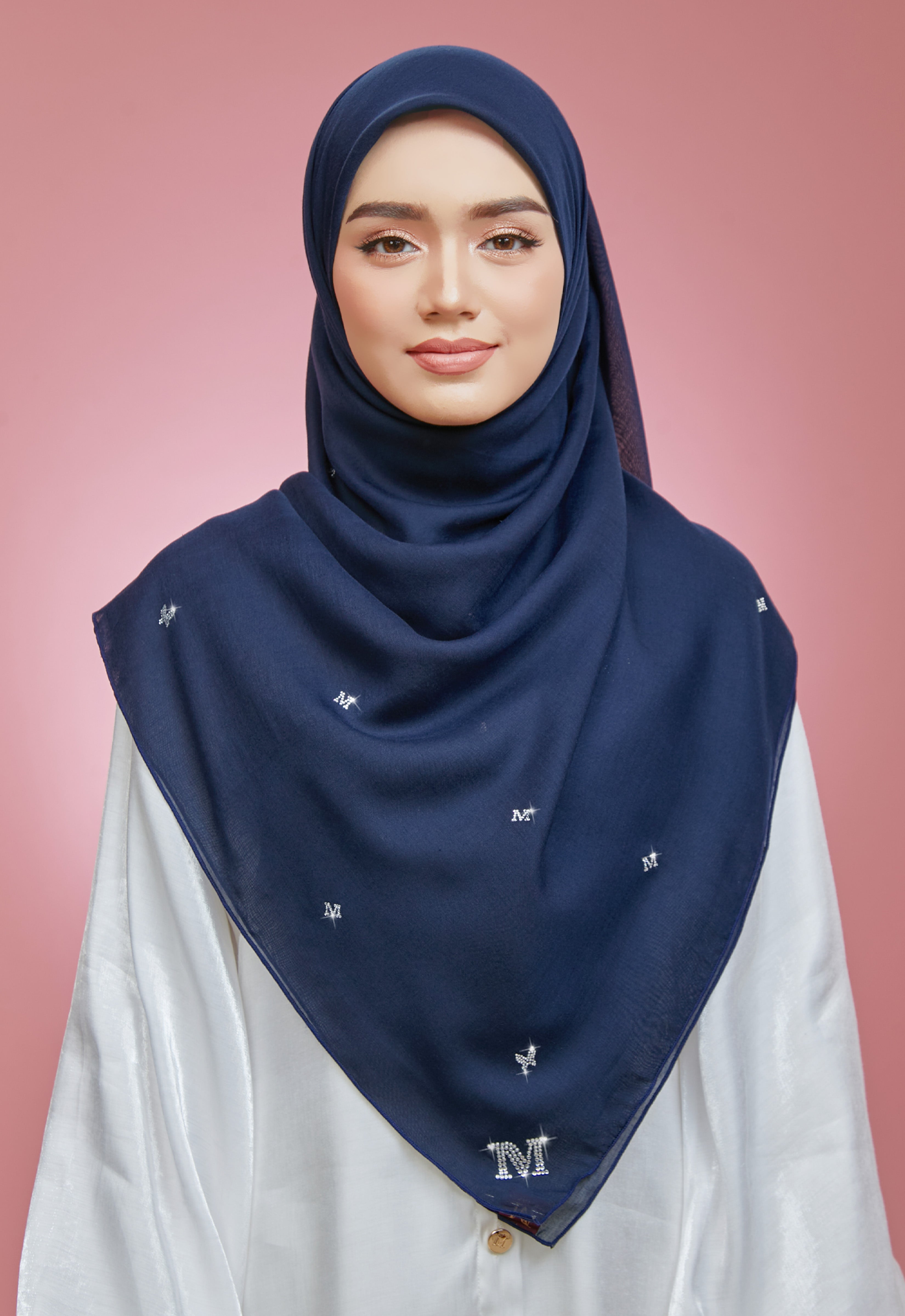 PLAIN BUTTERFLY STONE BAWAL - DARK BLUE