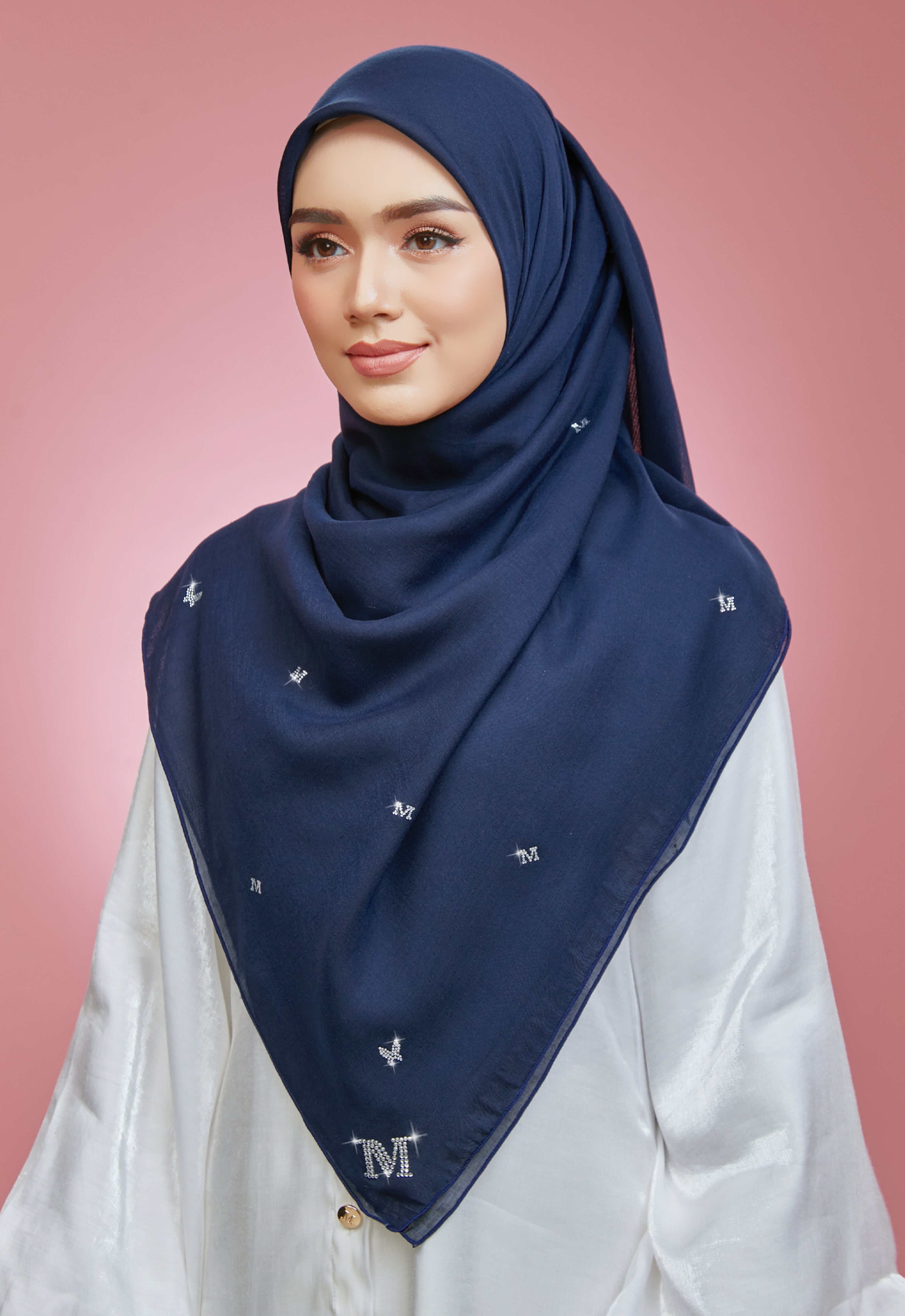 PLAIN BUTTERFLY STONE BAWAL - DARK BLUE