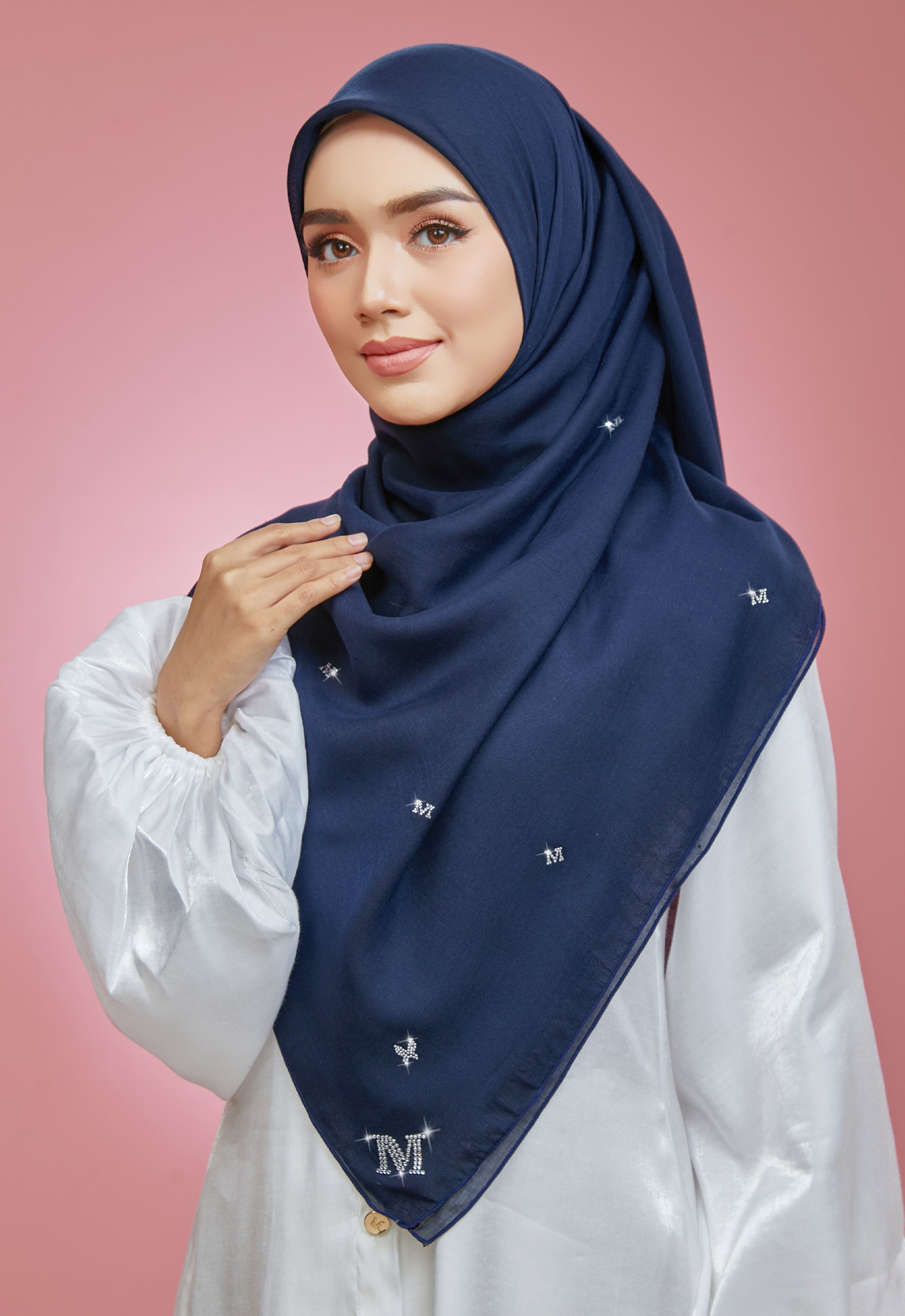 PLAIN BUTTERFLY STONE BAWAL - DARK BLUE