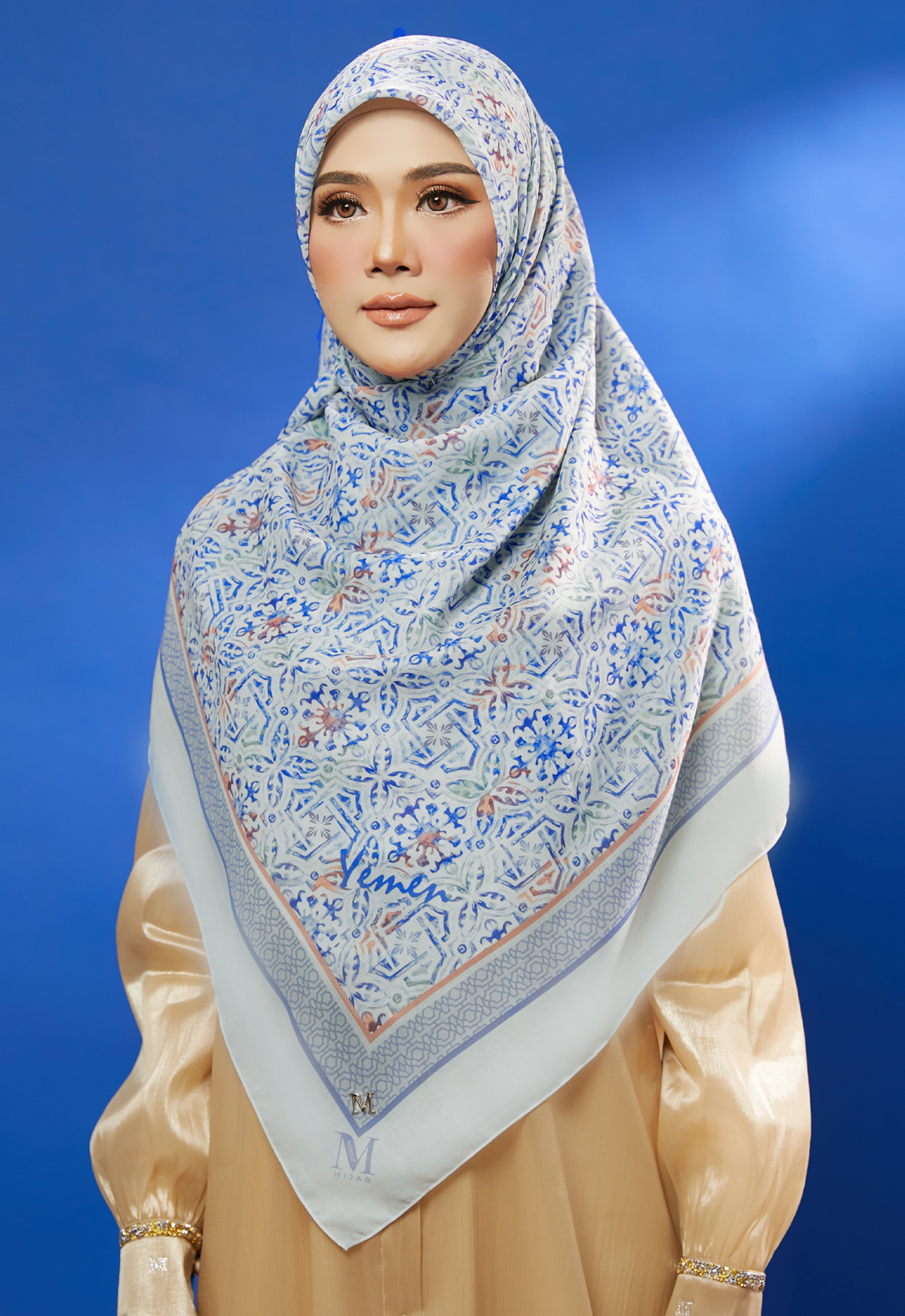 YEMEN BAWAL - DUSTY BLUE