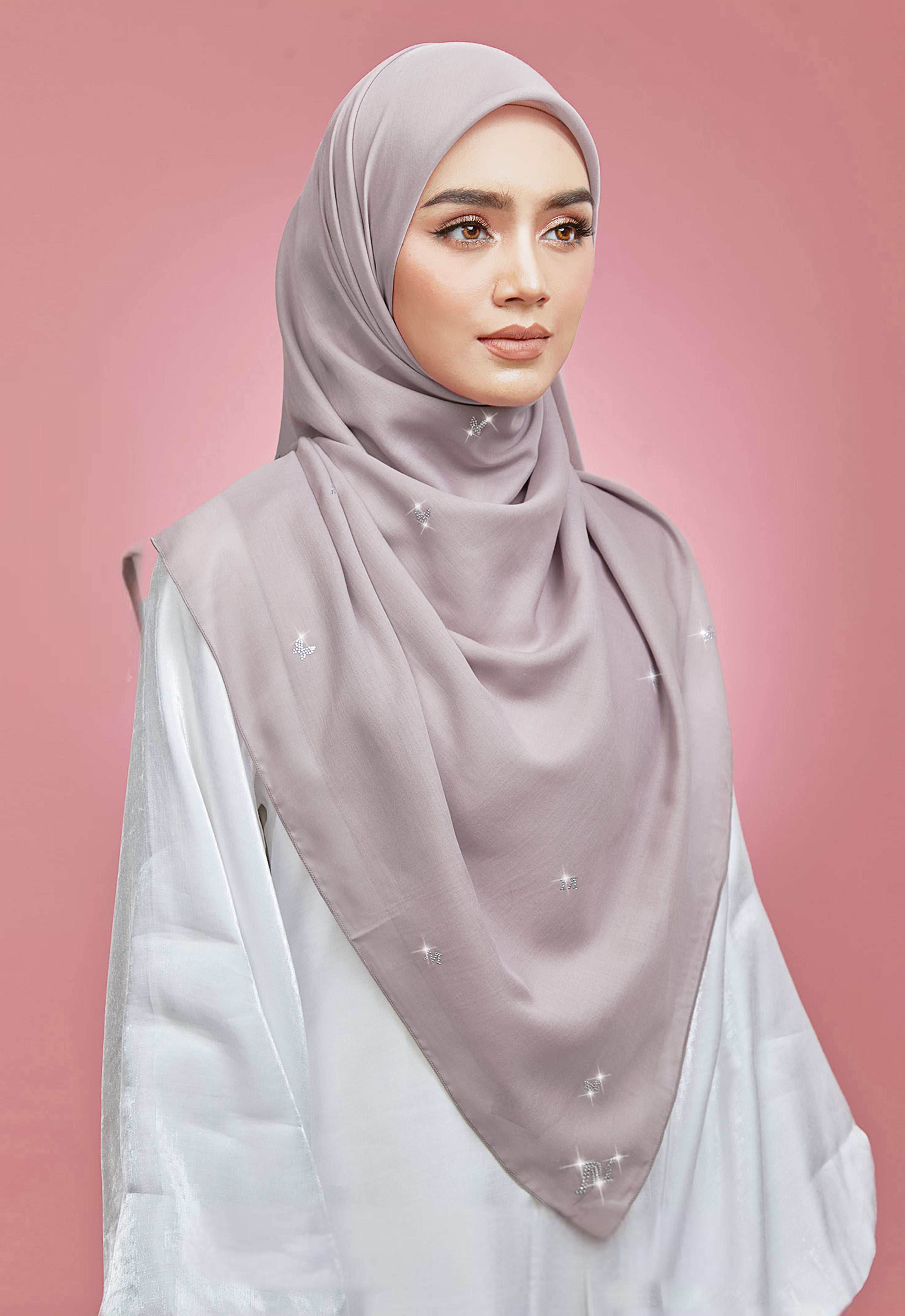 PLAIN BUTTERFLY STONE BAWAL - LIGHT PURPLE