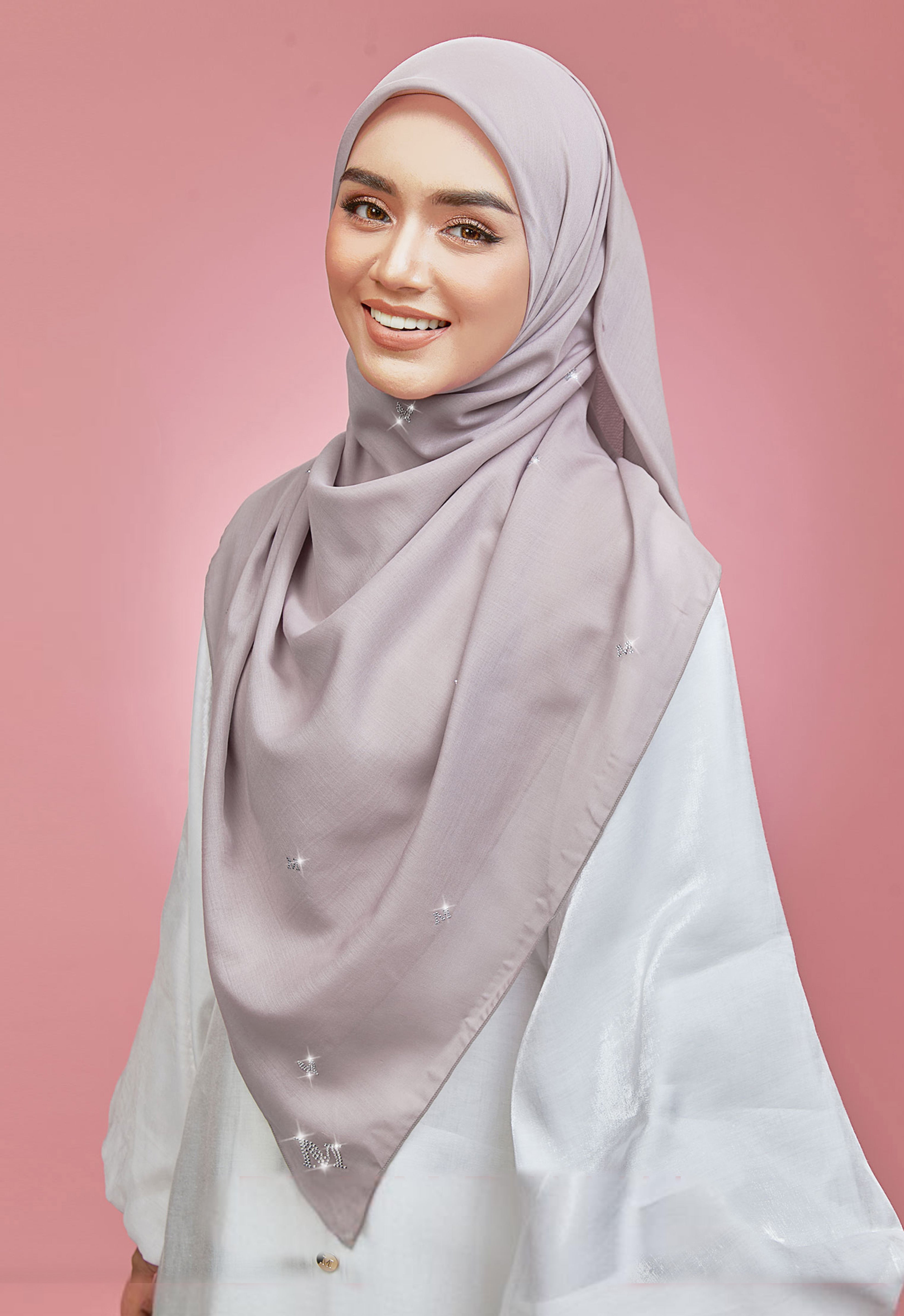 PLAIN BUTTERFLY STONE BAWAL - LIGHT PURPLE