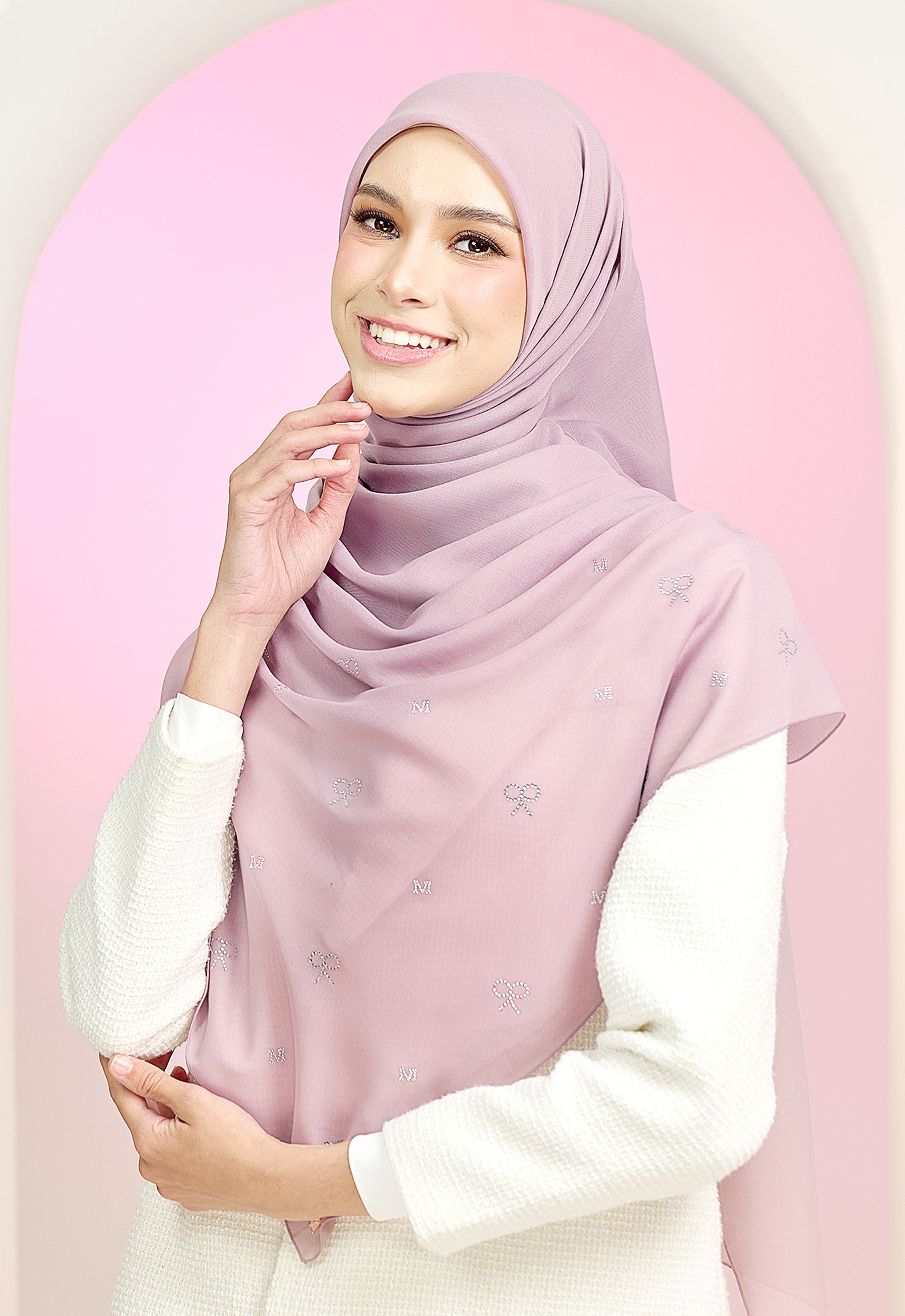 RIBBONY PLAIN STONE - LILAC
