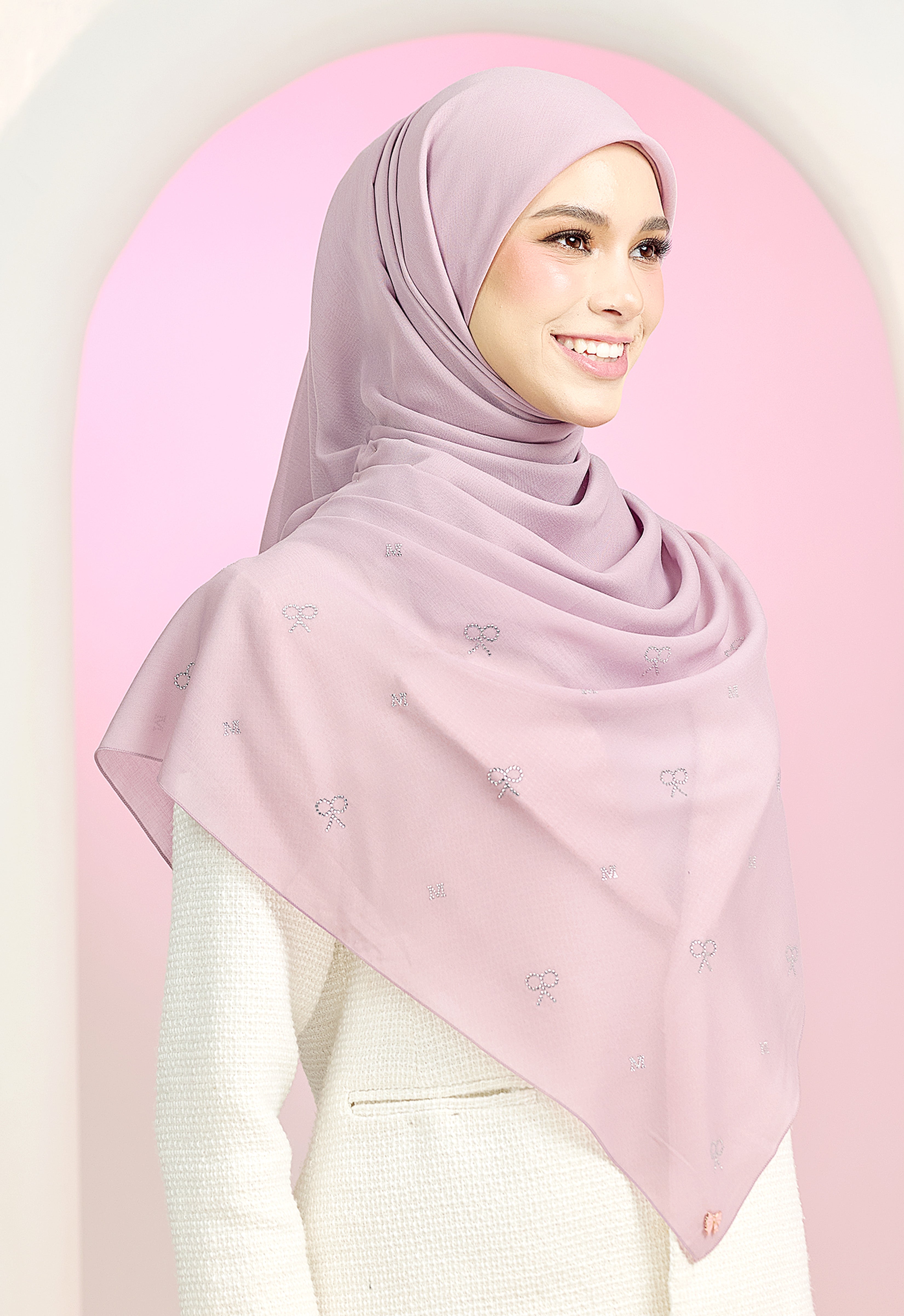 RIBBONY PLAIN STONE - LILAC