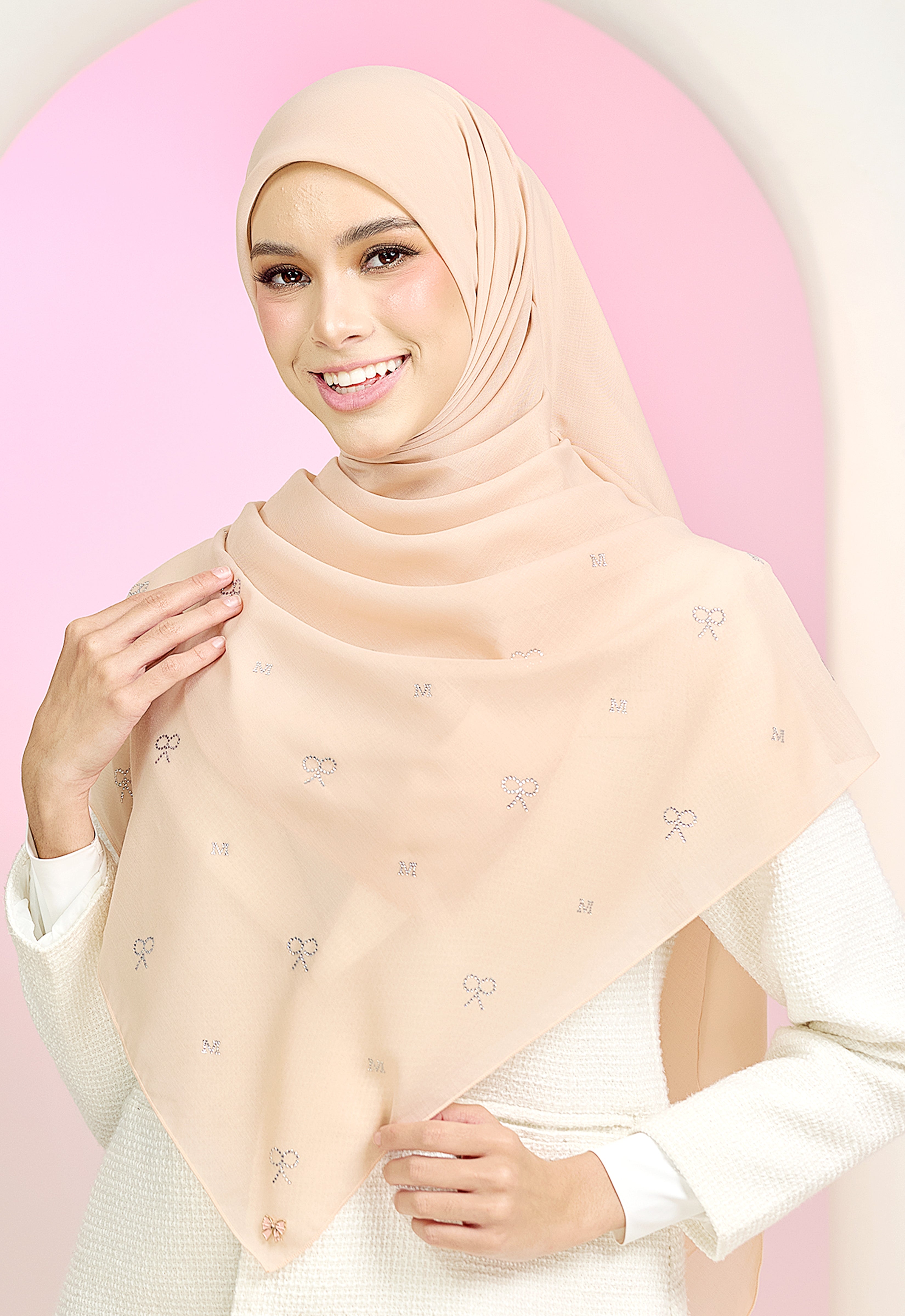 RIBBONY PLAIN STONE - NUDE