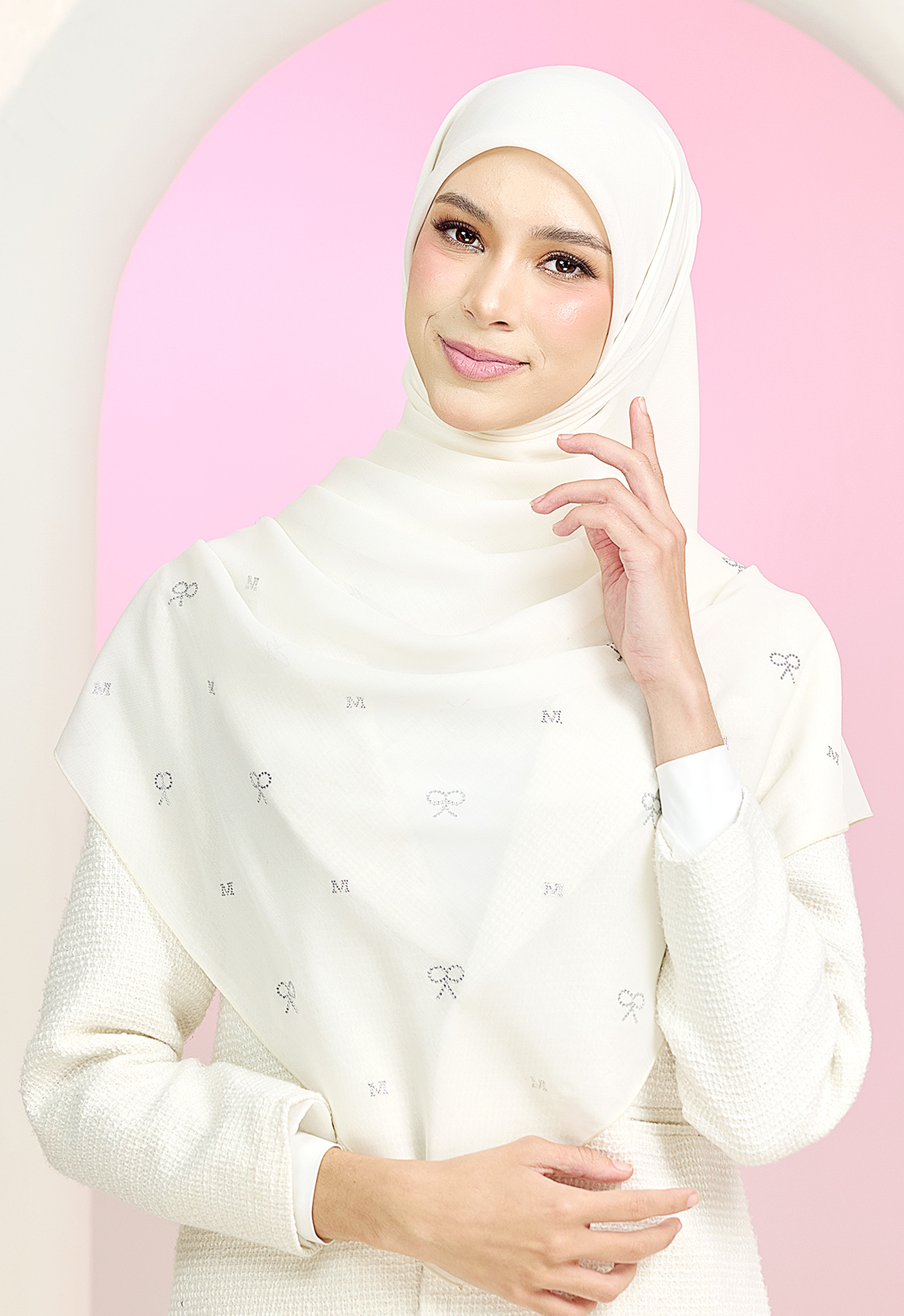 RIBBONY PLAIN STONE - OFF WHITE