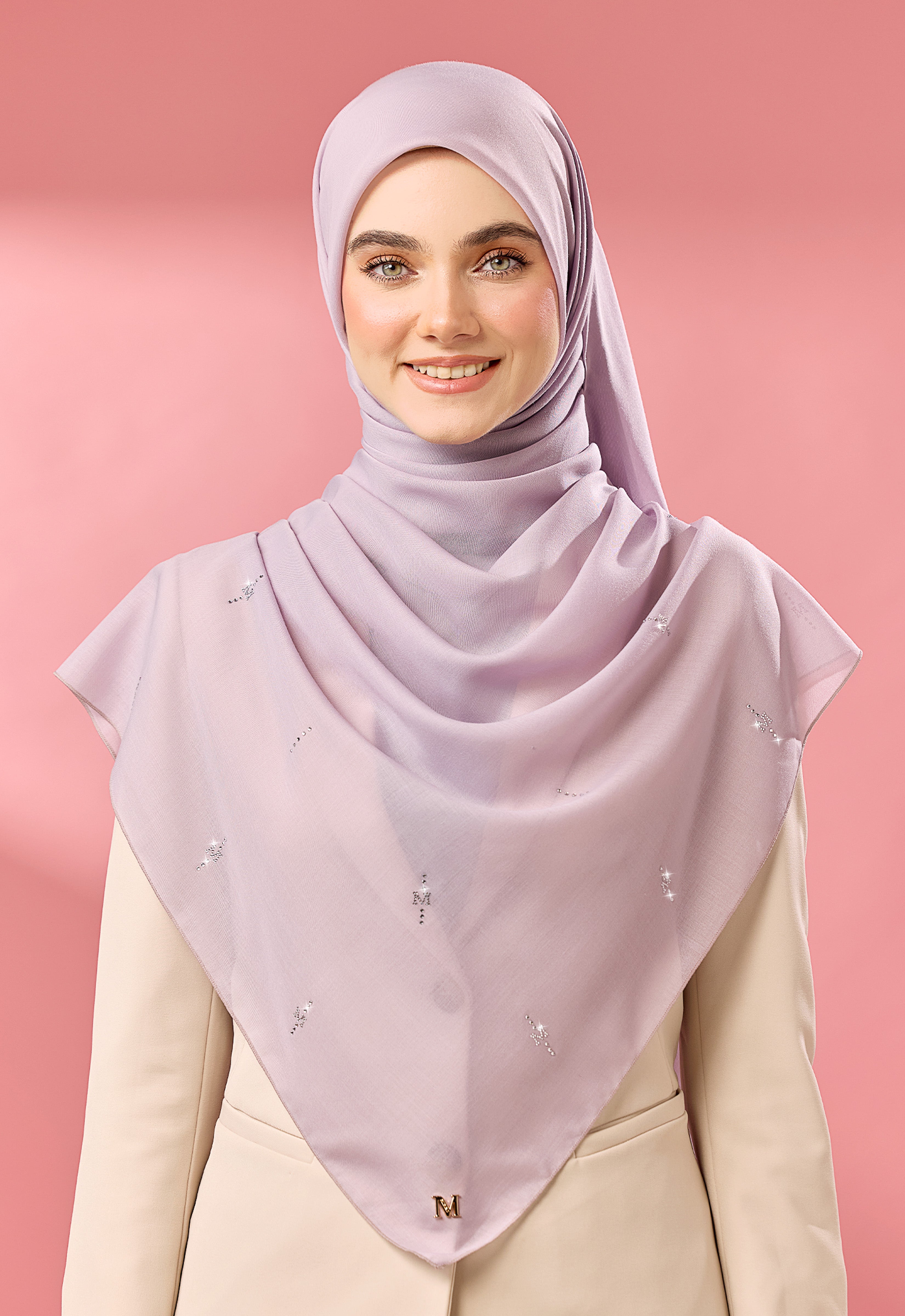 SURI PLAIN STONE - LIGHT PURPLE