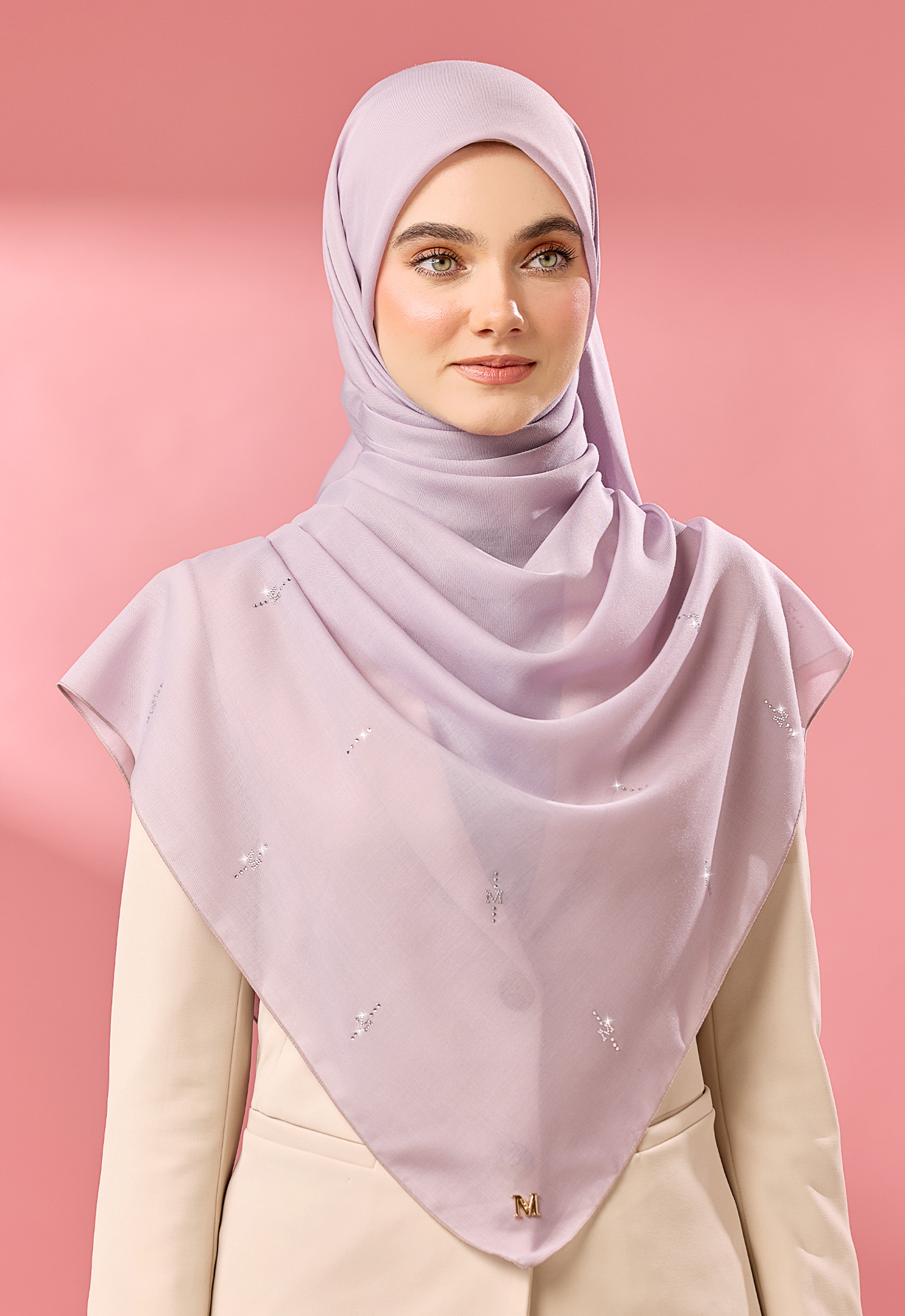 SURI PLAIN STONE - LIGHT PURPLE