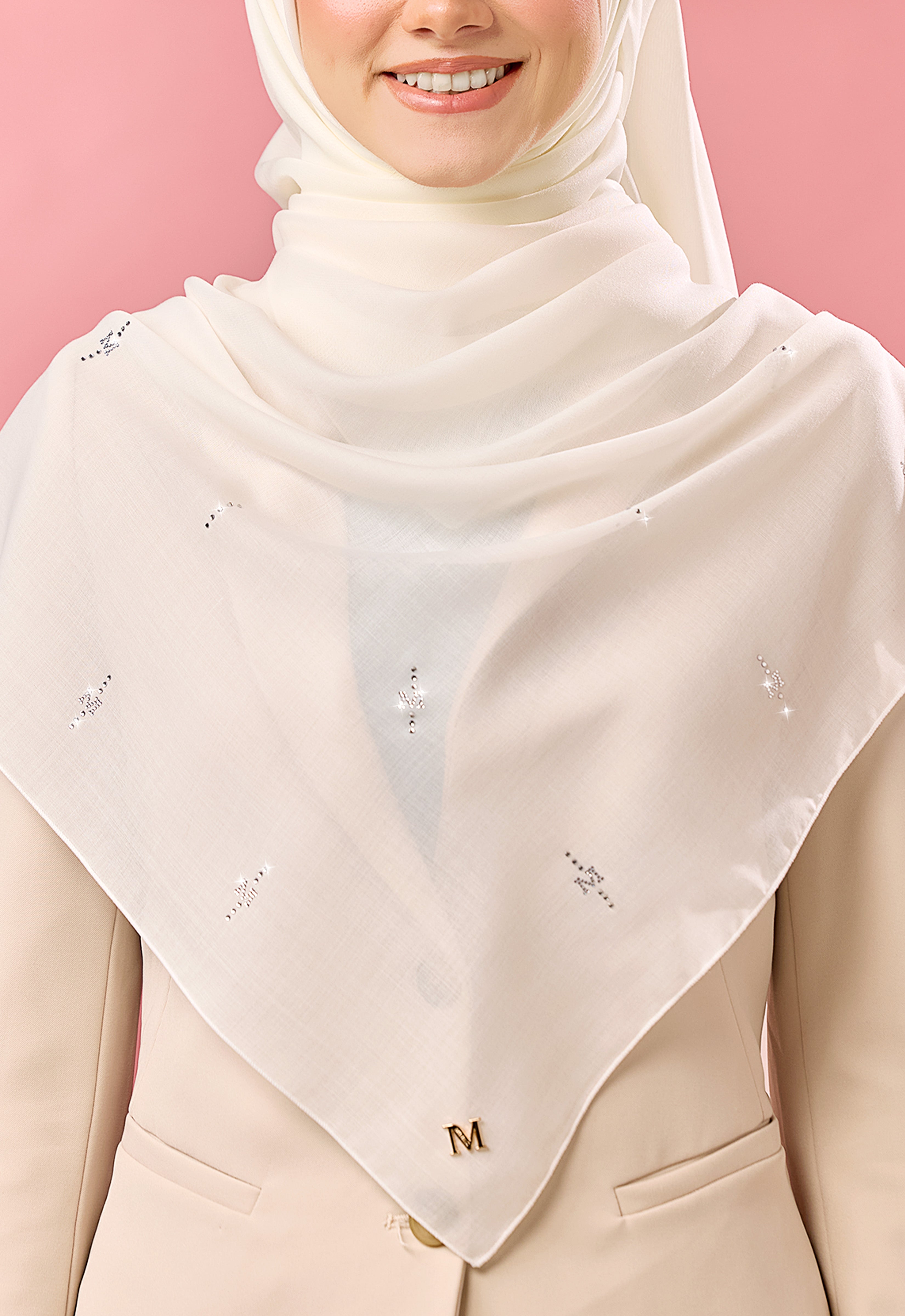 SURI PLAIN STONE - OFF WHITE