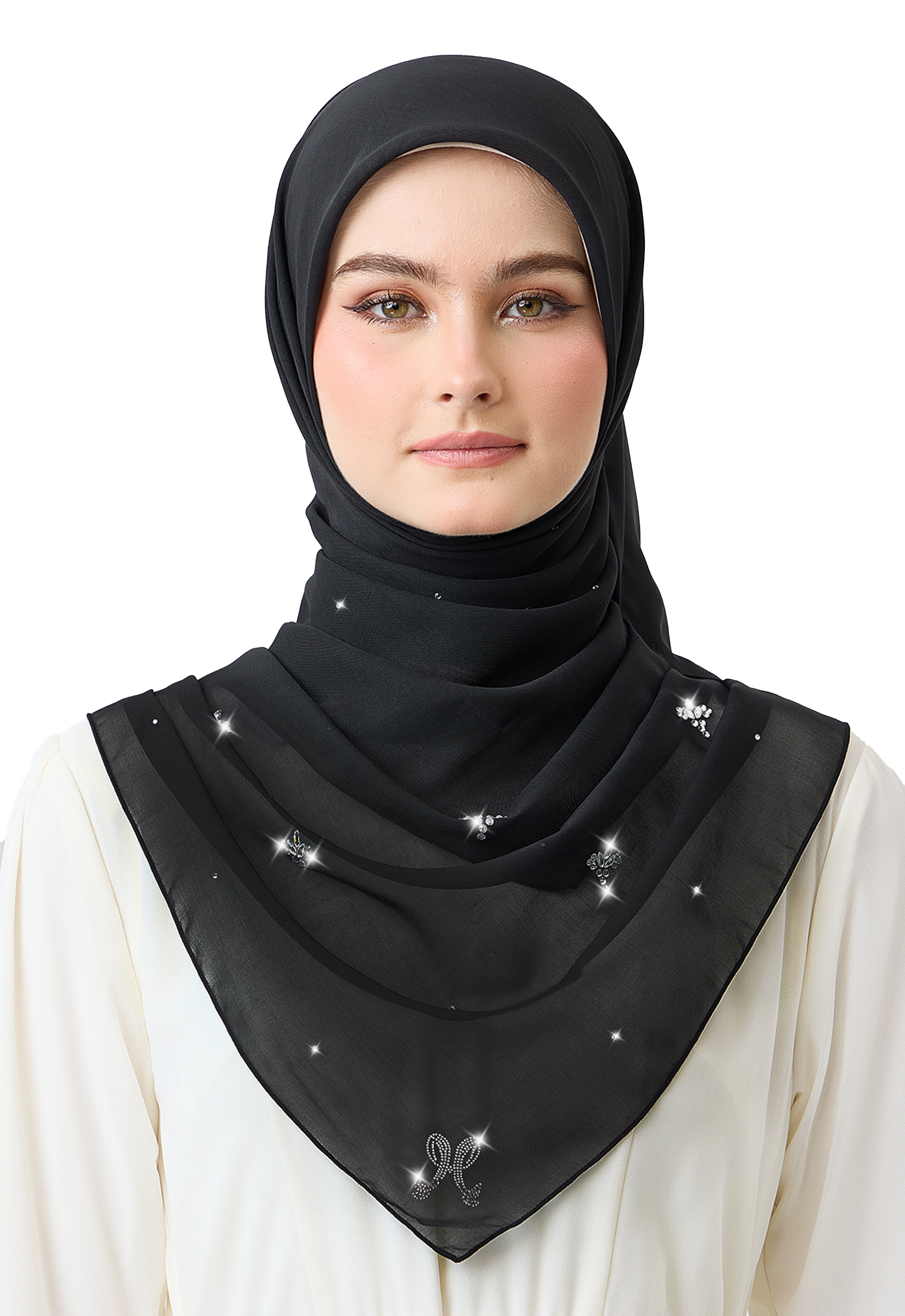 Lavender Plain Stone - Black