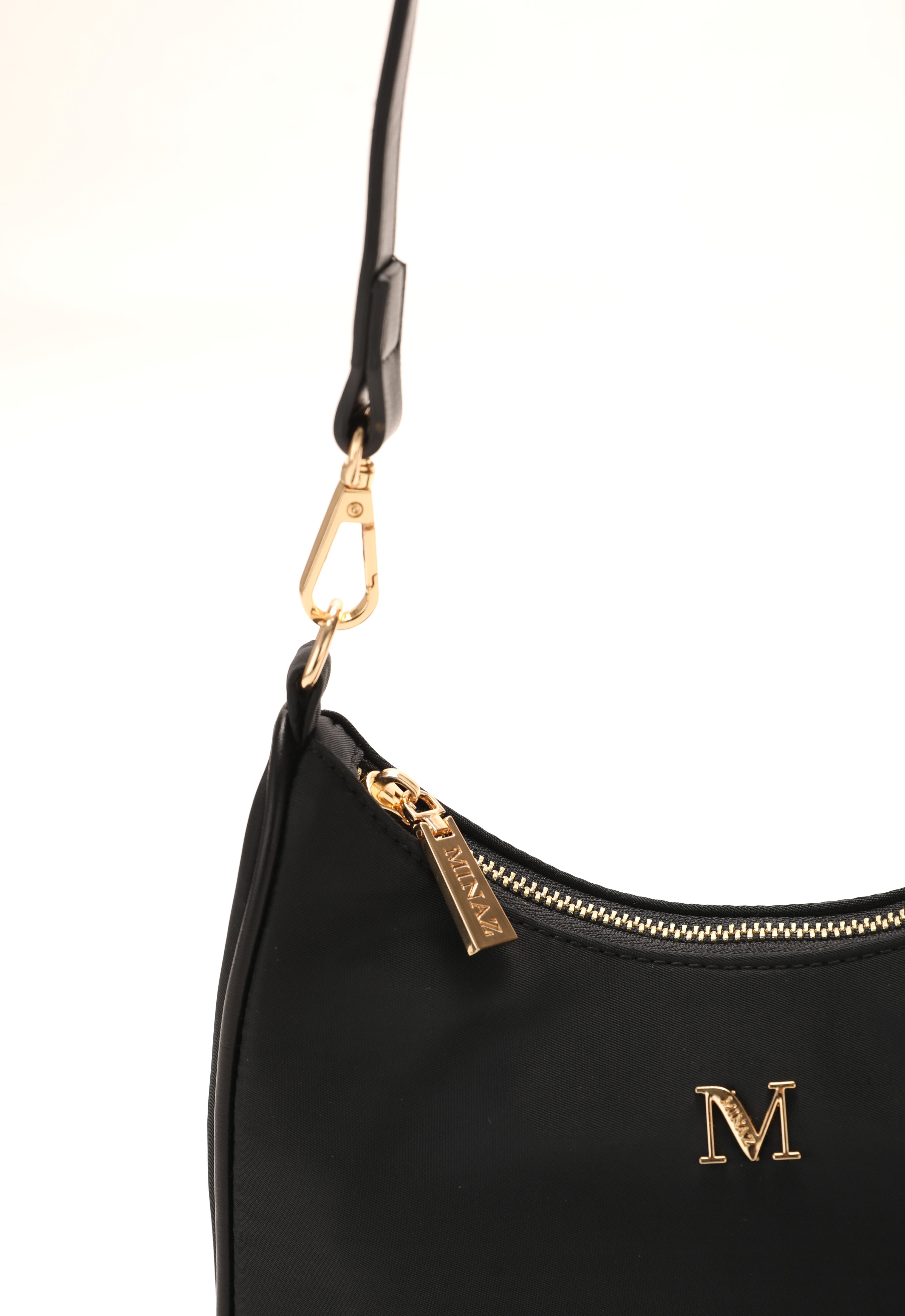 RHEA BAGUETTE BAG - BLACK