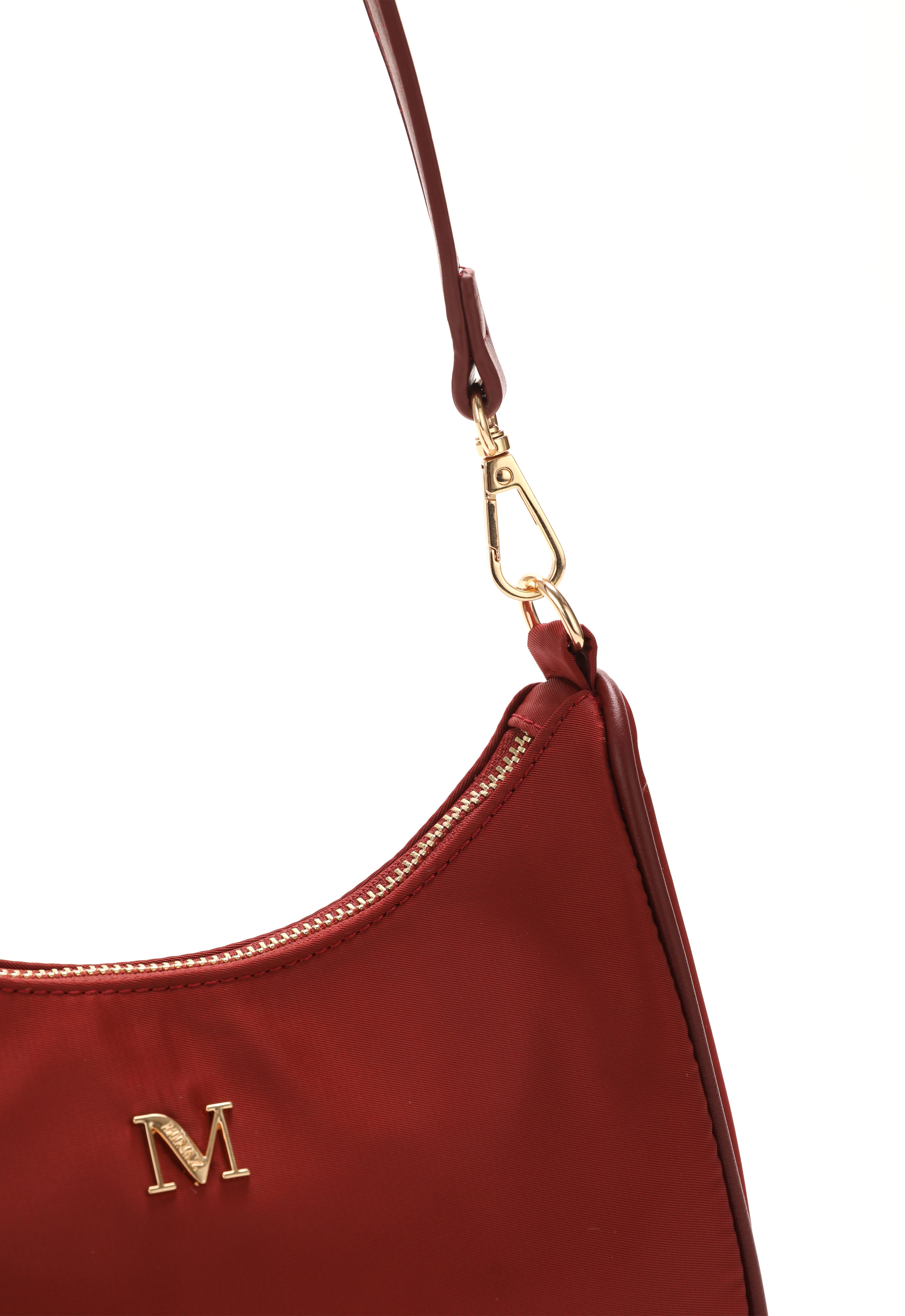 RHEA BAGUETTE BAG - MAROON