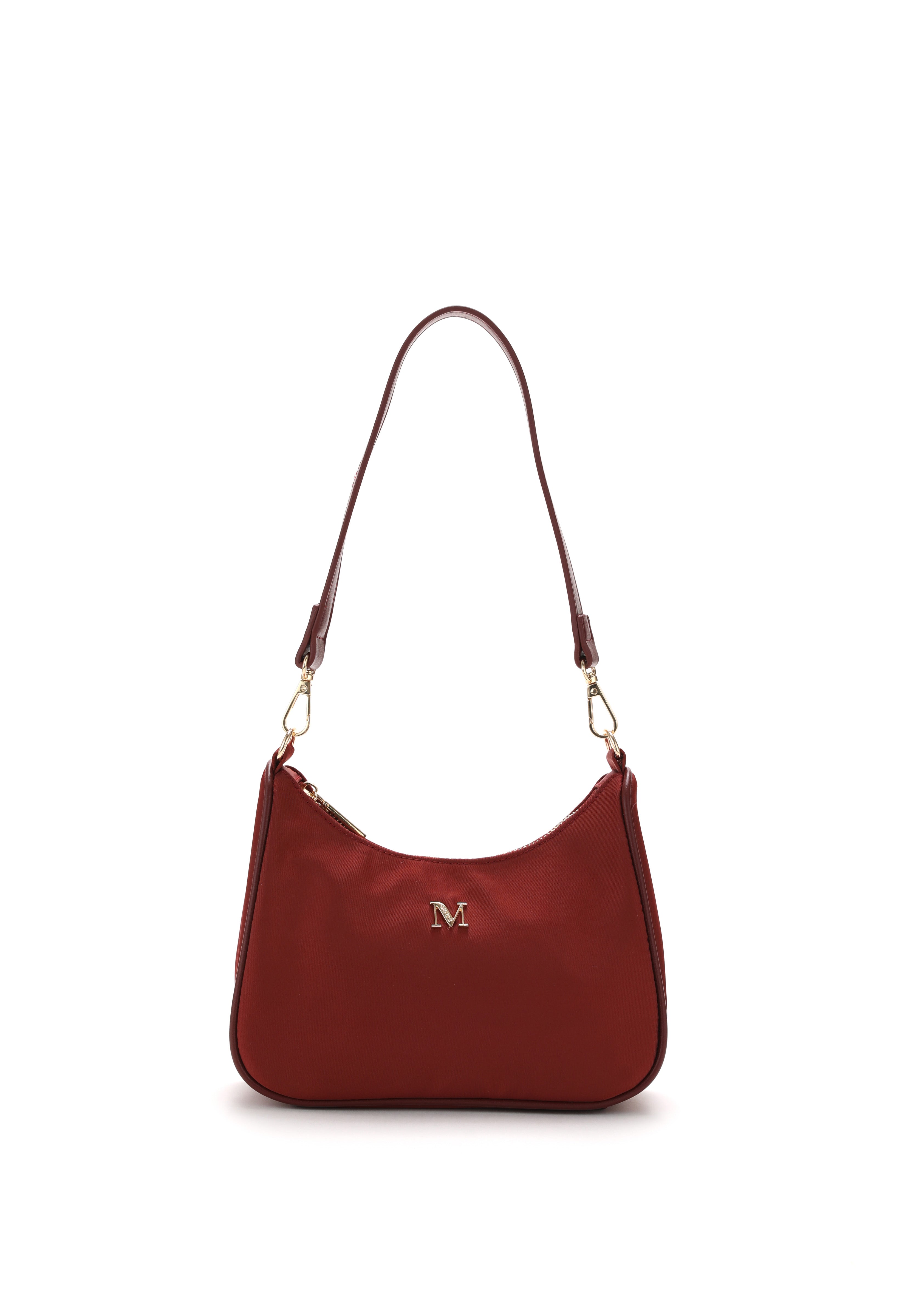 RHEA BAGUETTE BAG - MAROON