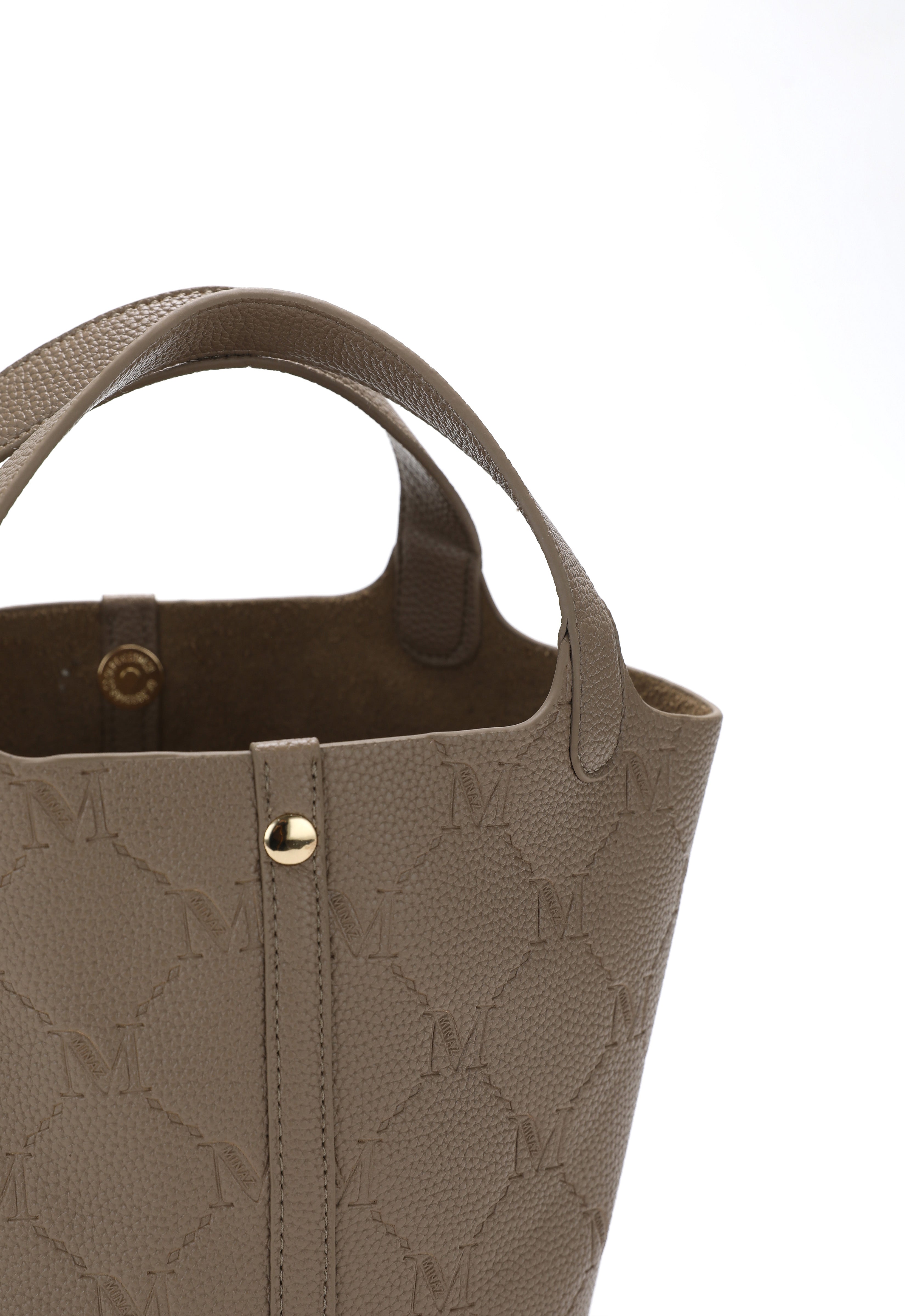 NOARA BUCKET BAG - LIGHT BROWN