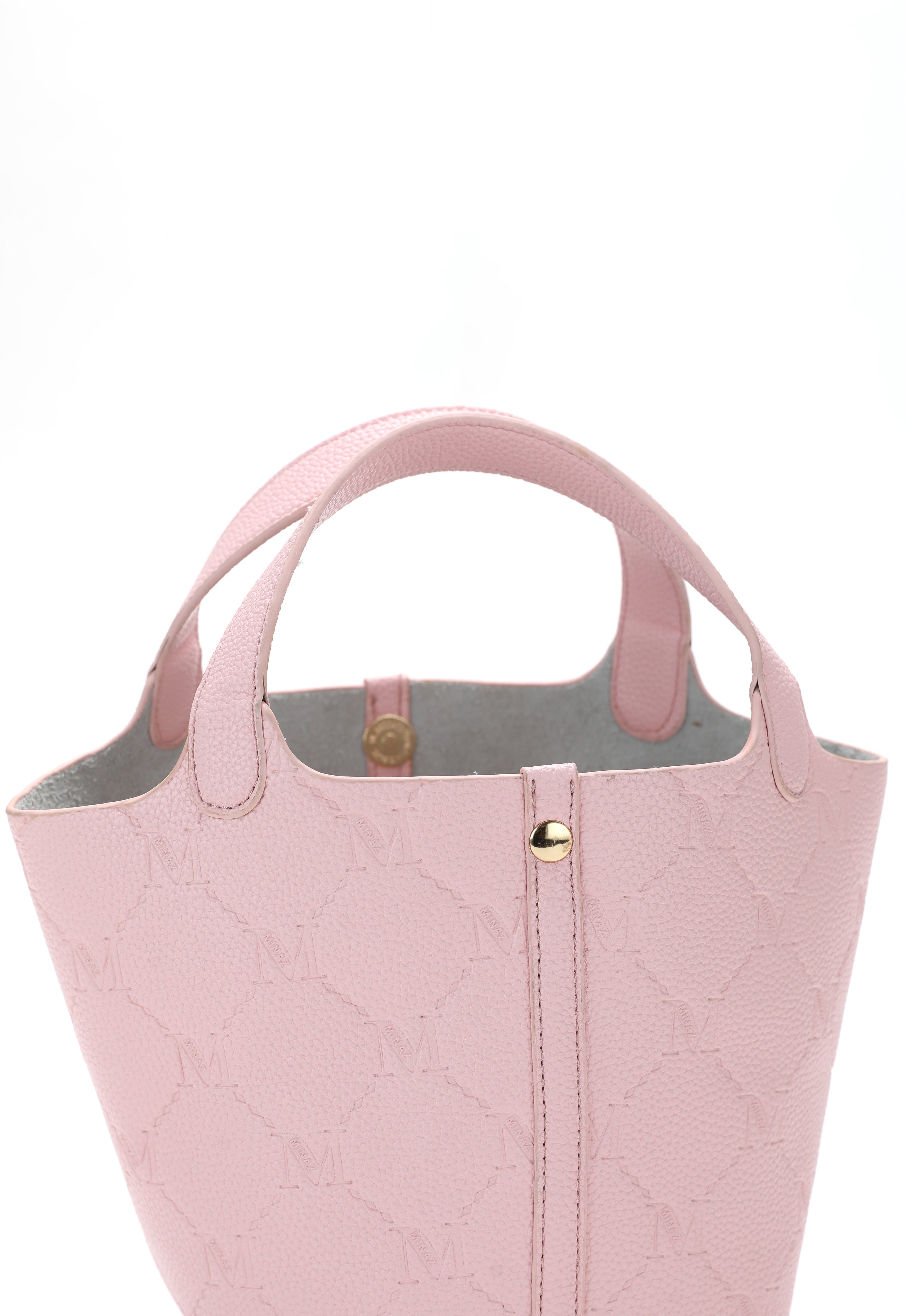 NOARA BUCKET BAG - PASTEL PINK