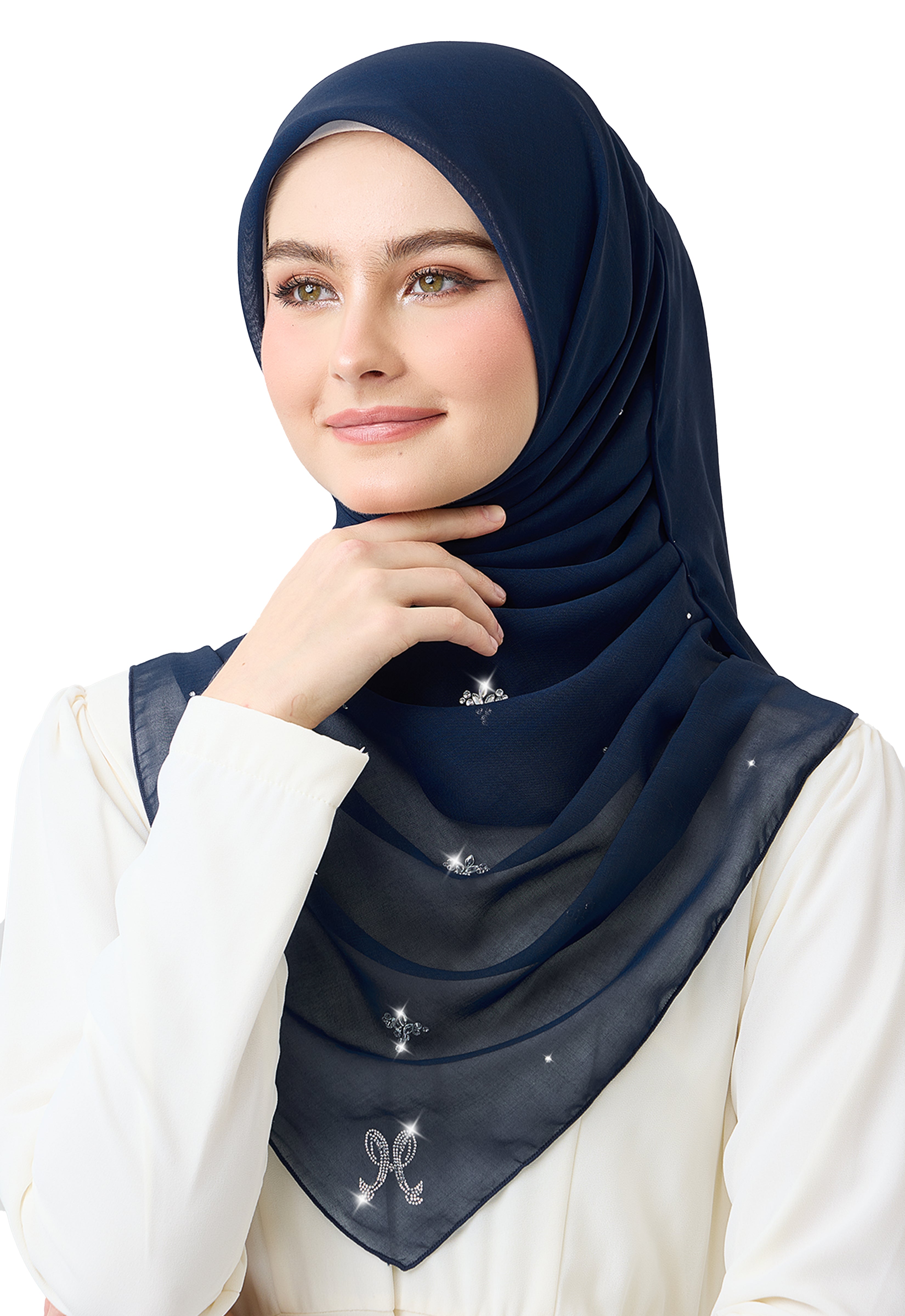 Lavender Plain Stone - Dark Blue